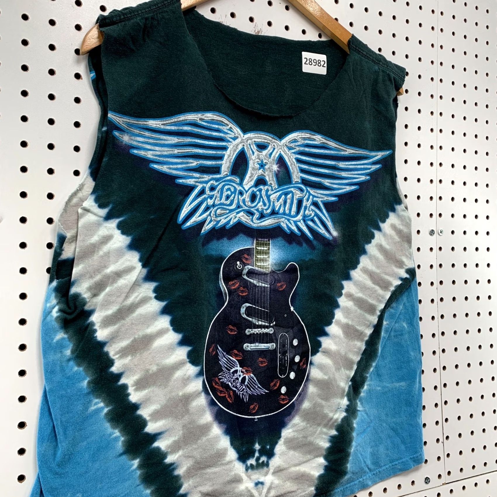 Liquid Blue VINTAGE Liquid Blue shirt Mens S sleeveless Aerosmith Band 20x23.5 Blue Cotton Crew Neck Shirt Mens Boys? Size US S / EU 44-46 / 1 - 4 Thumbnail
