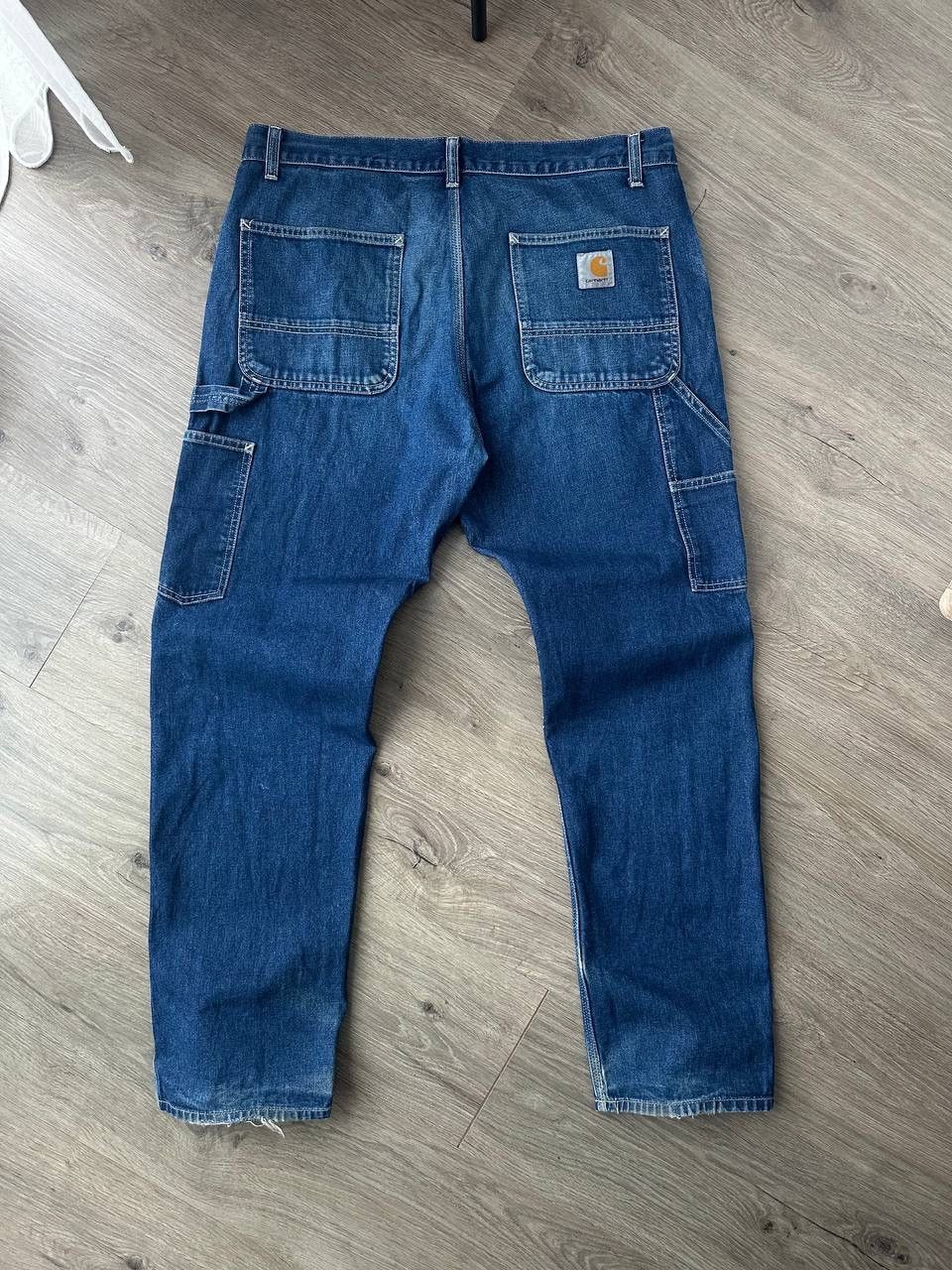 Carhartt Vintage Carhartt Denim Double Knee Work Pants Size US 36 / EU 52 - 10 Thumbnail