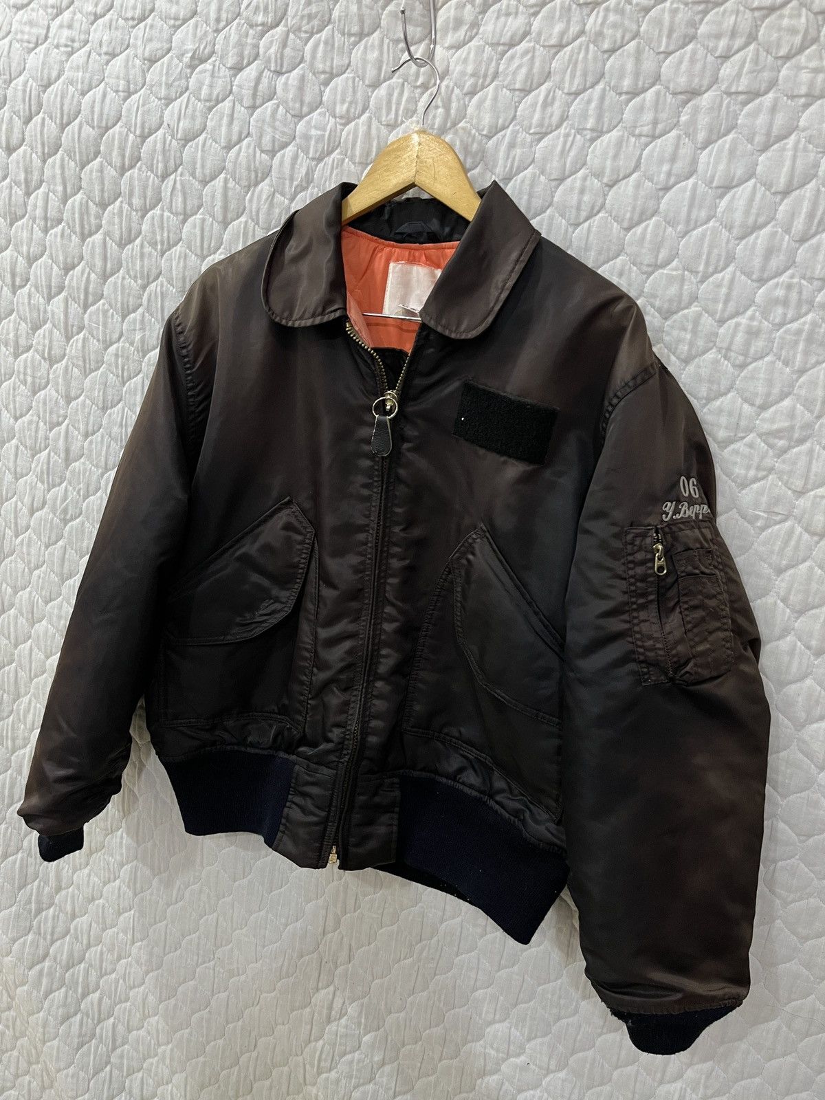 Vintage (Wwww)🔥🔥RARE US AIR FORCE BOMBER JACKET Size US M / EU 48-50 / 2 - 5 Thumbnail