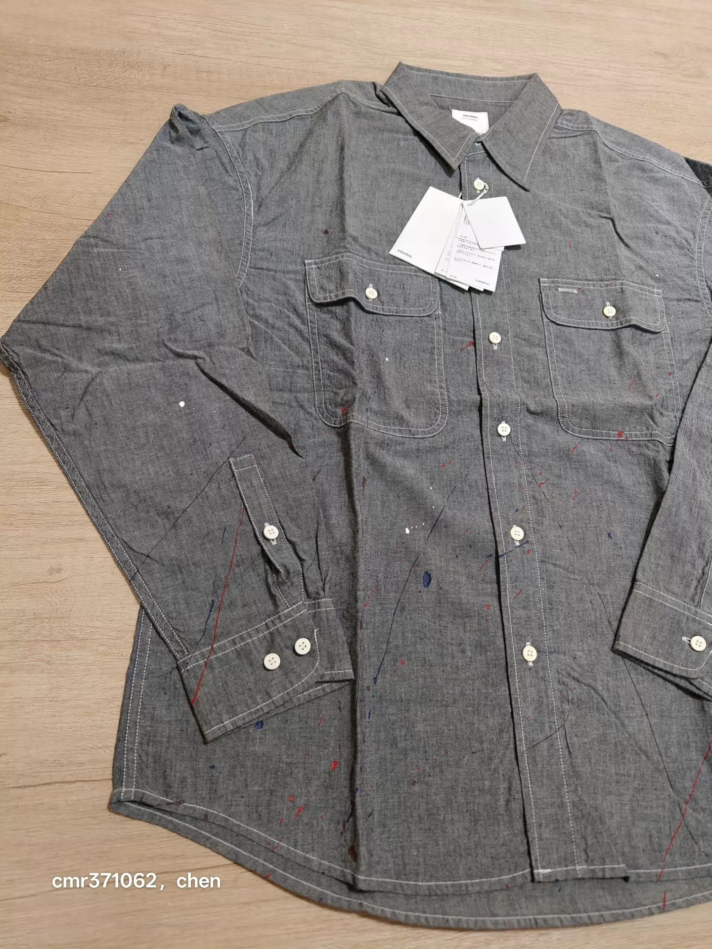 Visvim visvim 20AW L/S Chambray Lumber Shirt Indigo 2 CS Size US M / EU 48-50 / 2 - 2 Thumbnail