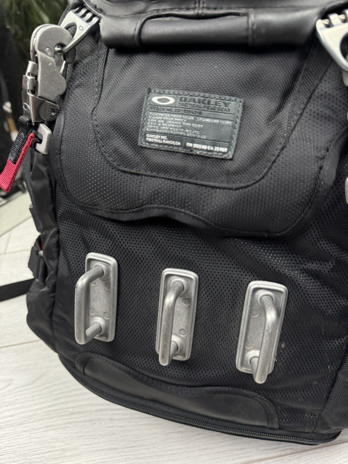 Oakley Very Rare Oakley Beige Kitchen Sink Tactical Gear Backpack Size ONE SIZE - 4 Thumbnail