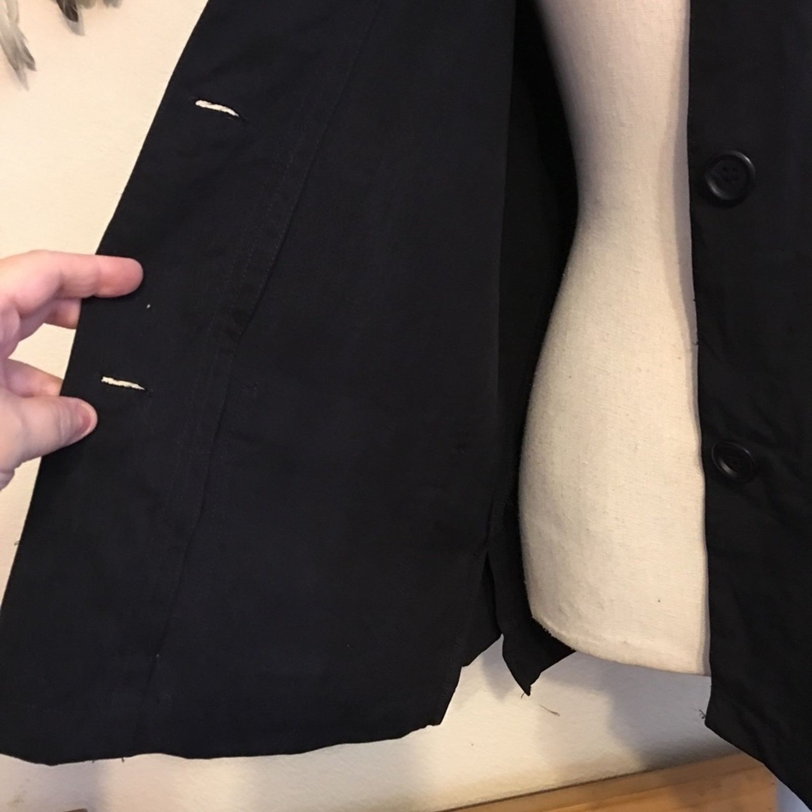 Other Talbots black lightweight button front shirt NWOT Size S / US 4 / IT 40 - 6 Thumbnail