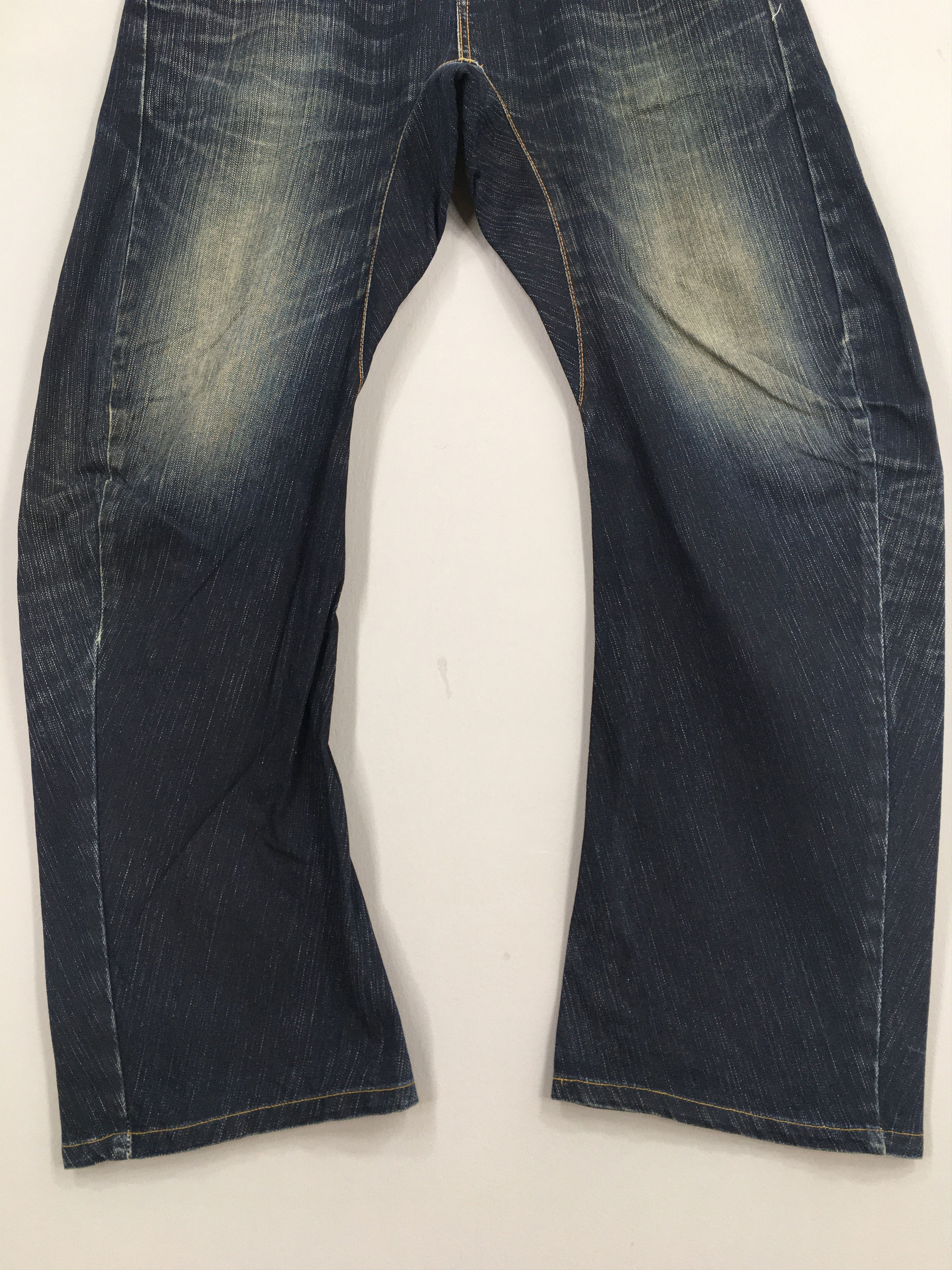 Edwin Size 35x30 Vintage Edwin XV-Function Twisted Leg Jeans S1728 Size US 35 - 3 Thumbnail