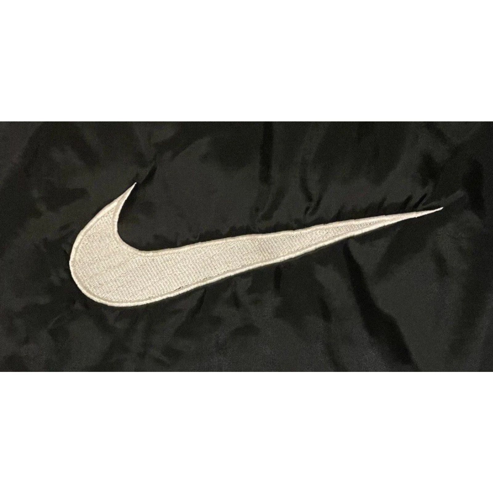 Nike VINTAGE Nike Big Swoosh Jacket 2XL Black Nike Air Acg Bulls 90s 80s Parka Track Jacket Mens Size US XXL / EU 58 / 5 - 3 Thumbnail