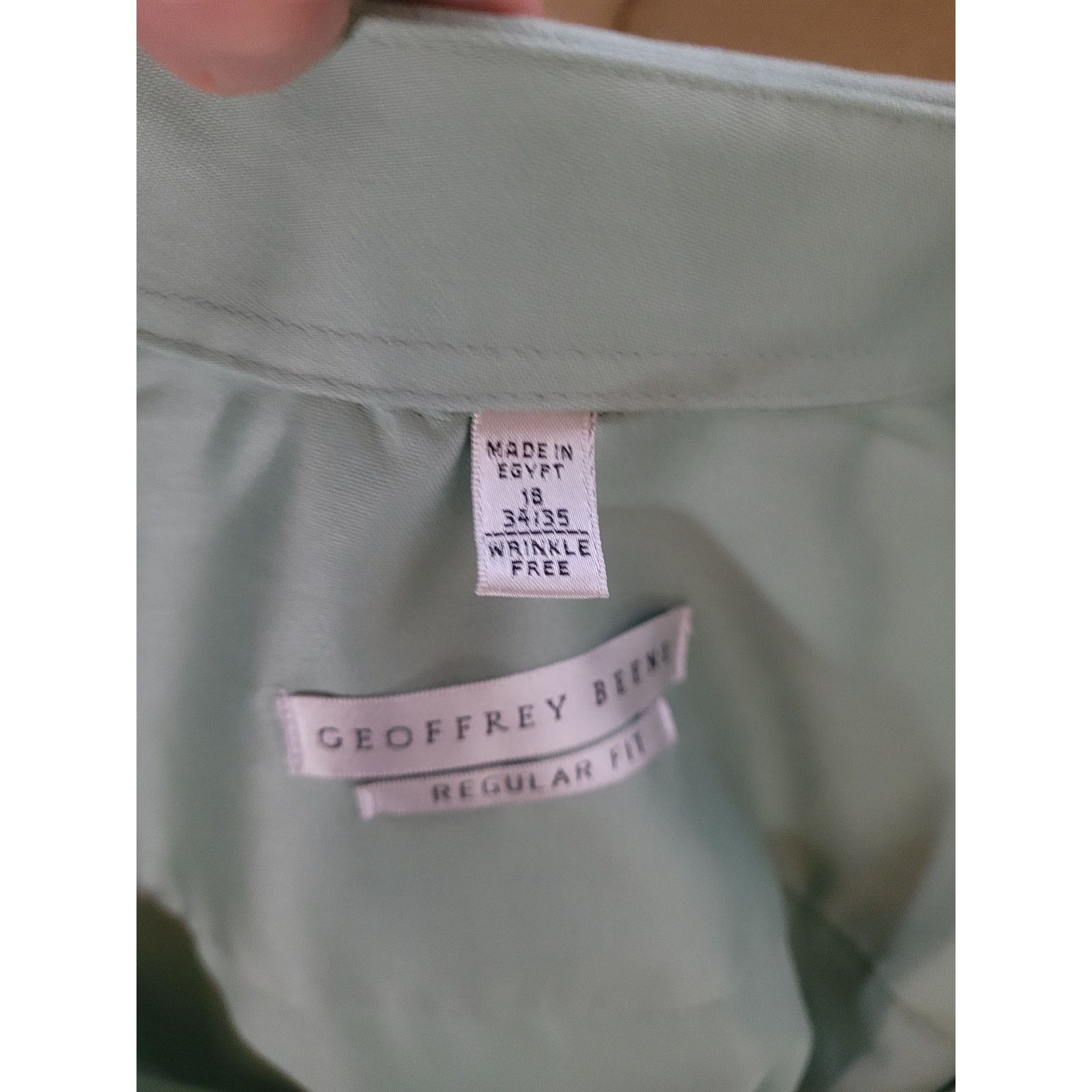 Geoffrey Beene Geoffrey Beene Mens Shirt Long Sleeve Olive Green NWT XL Size US XL / EU 56 / 4 - 5 Thumbnail