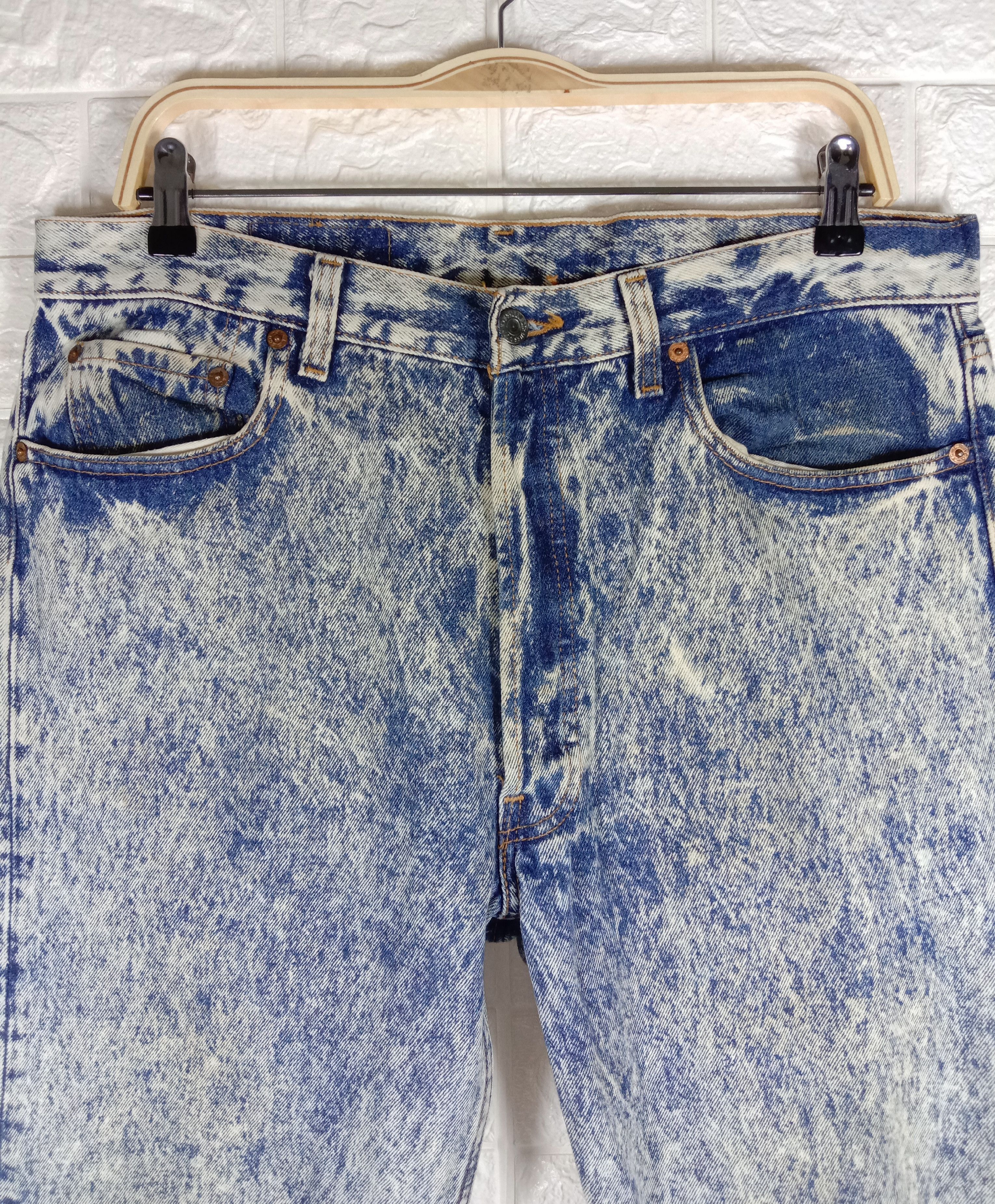 Levi's Vintage Levi’s 501 Acid Wash Jeans Size US 36 / EU 52 - 2 Thumbnail