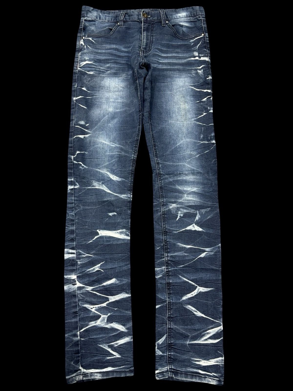 semanticdesign 💥Insane💥semanticdesign Sick Fades Skinny Stretch Pant F647 Size US 30 / EU 46 - 2 Thumbnail