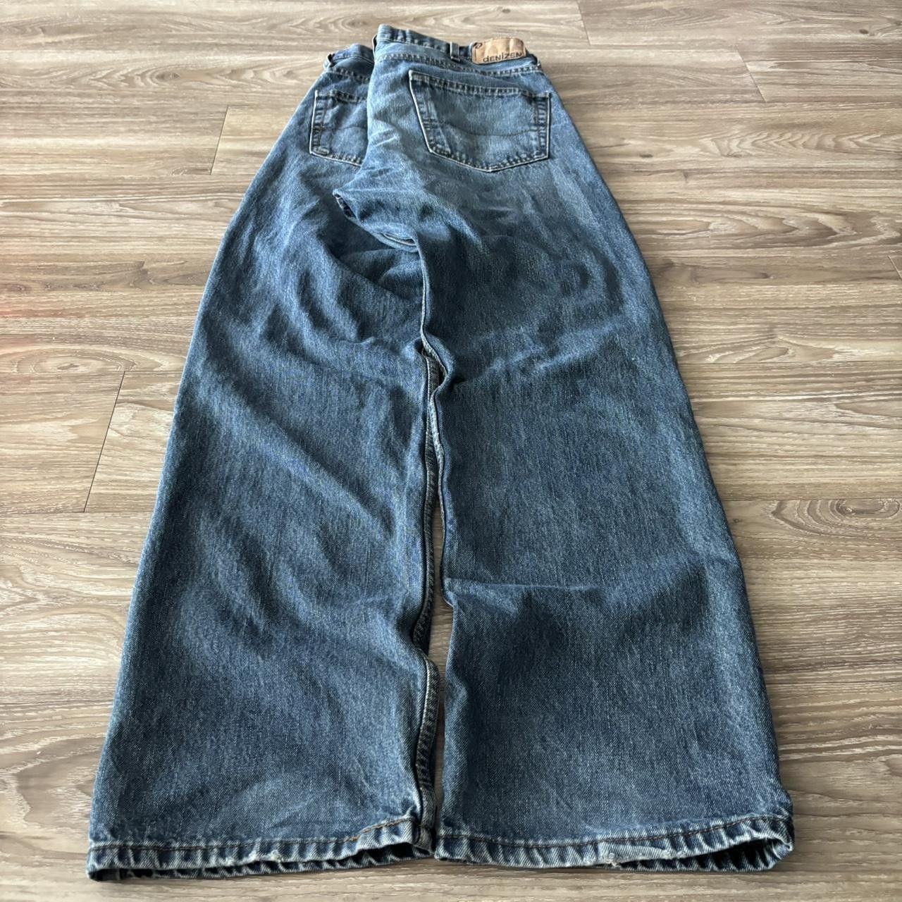 Japanese Brand Crazy Vintage Y2K/2000s Baggy Grunge Dark Wash Skater Denim Jeans! 38x34 Size US 38 / EU 54 - 4 Thumbnail