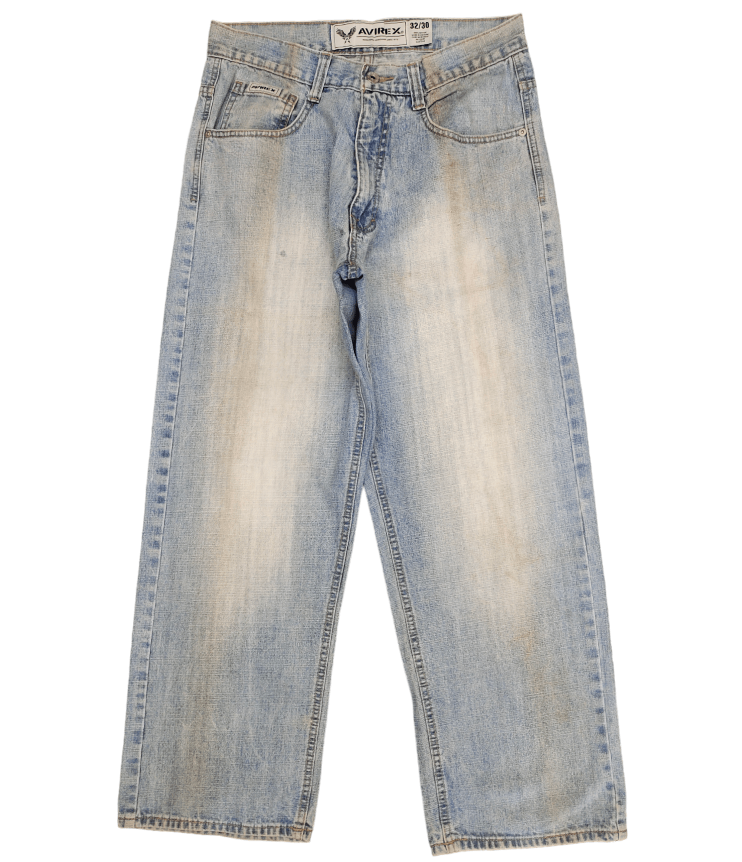 Baggy Jeans Avirex Sand Wash Wide Leg Jeans Southpole Y2k