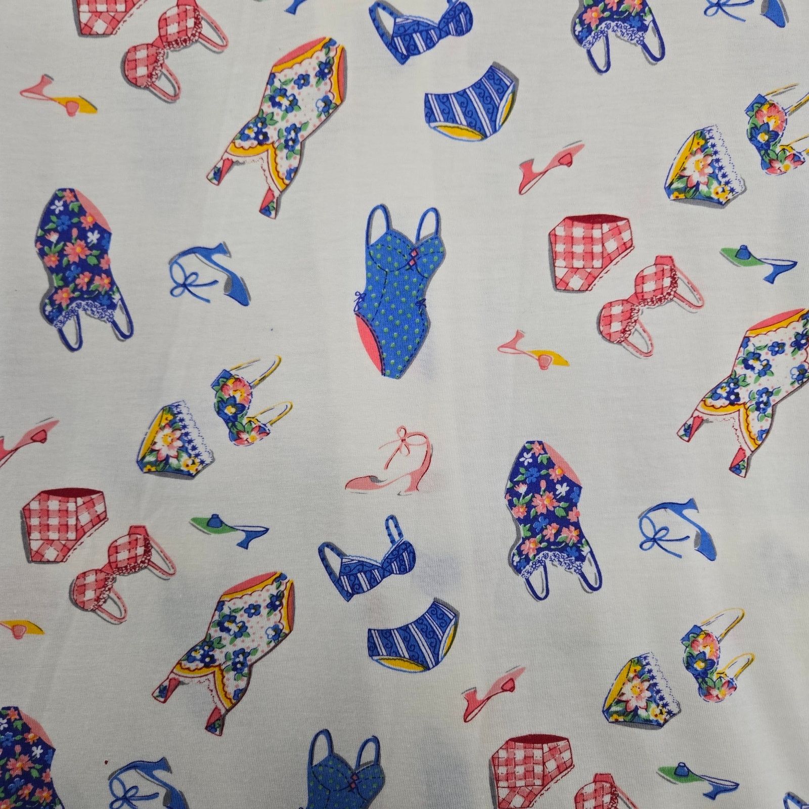 Vintage Vintage 80s Novelty Print Cotton Sleep Gown Size Large Size L / US 10 / IT 46 - 9 Thumbnail