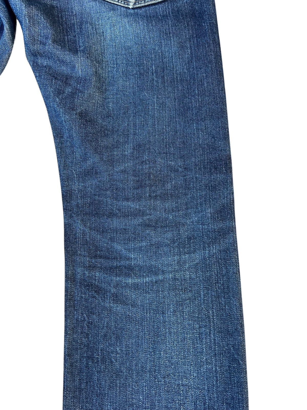 Lee Lee 101 Pure Indigo Dye Mud Denim Blue Line Selvedge Jeans Size US 29 - 21 Thumbnail