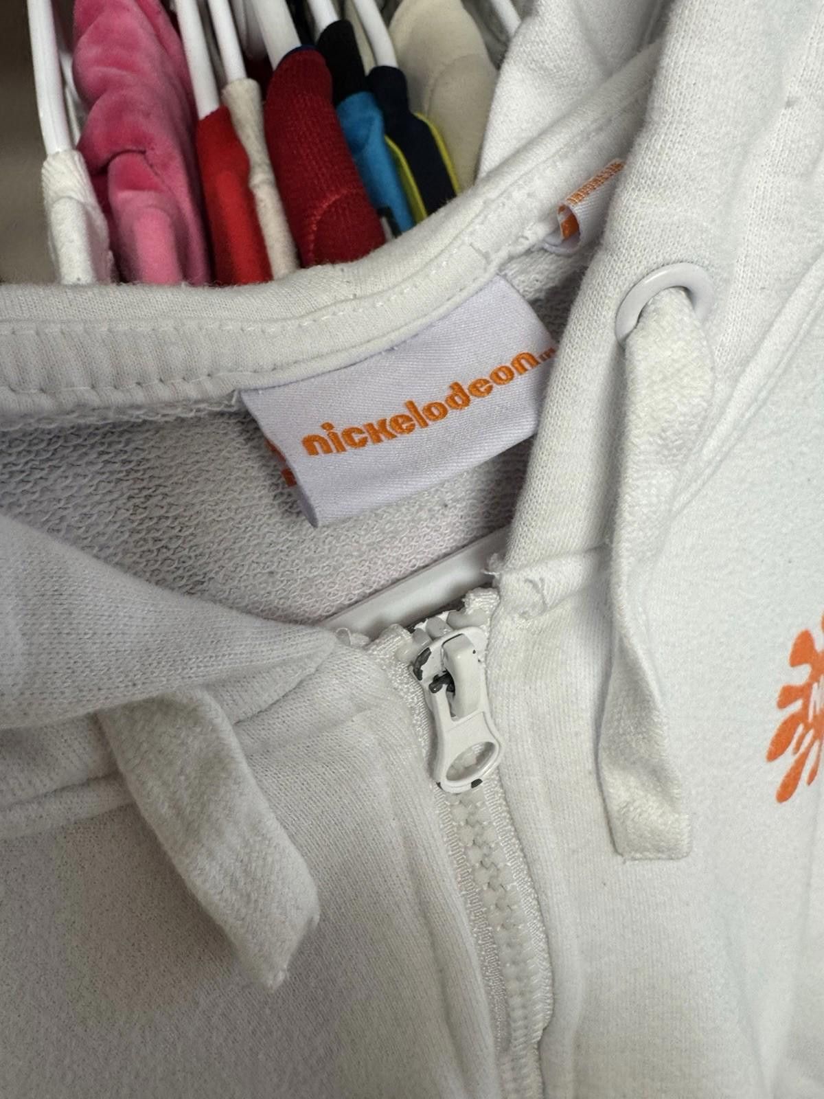 Nickelodeon Women’s Nickelodeon 2021 Throwback 90s Crop Top Hoodie￼ Size M / US 6-8 / IT 42-44 - 4 Thumbnail