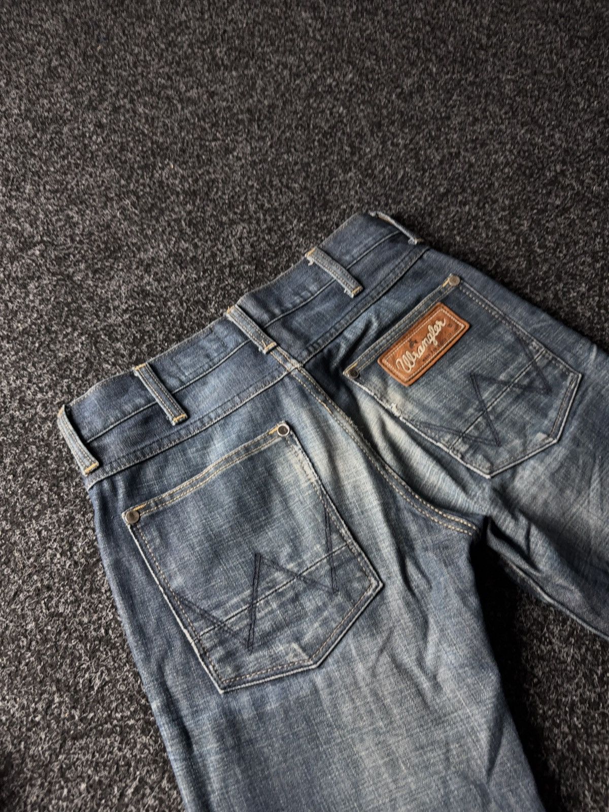 Wrangler Western Cowboy Wrangler ACE 1947 Vintage Button Denim Jeans Size US 28 / EU 44 - 17 Thumbnail