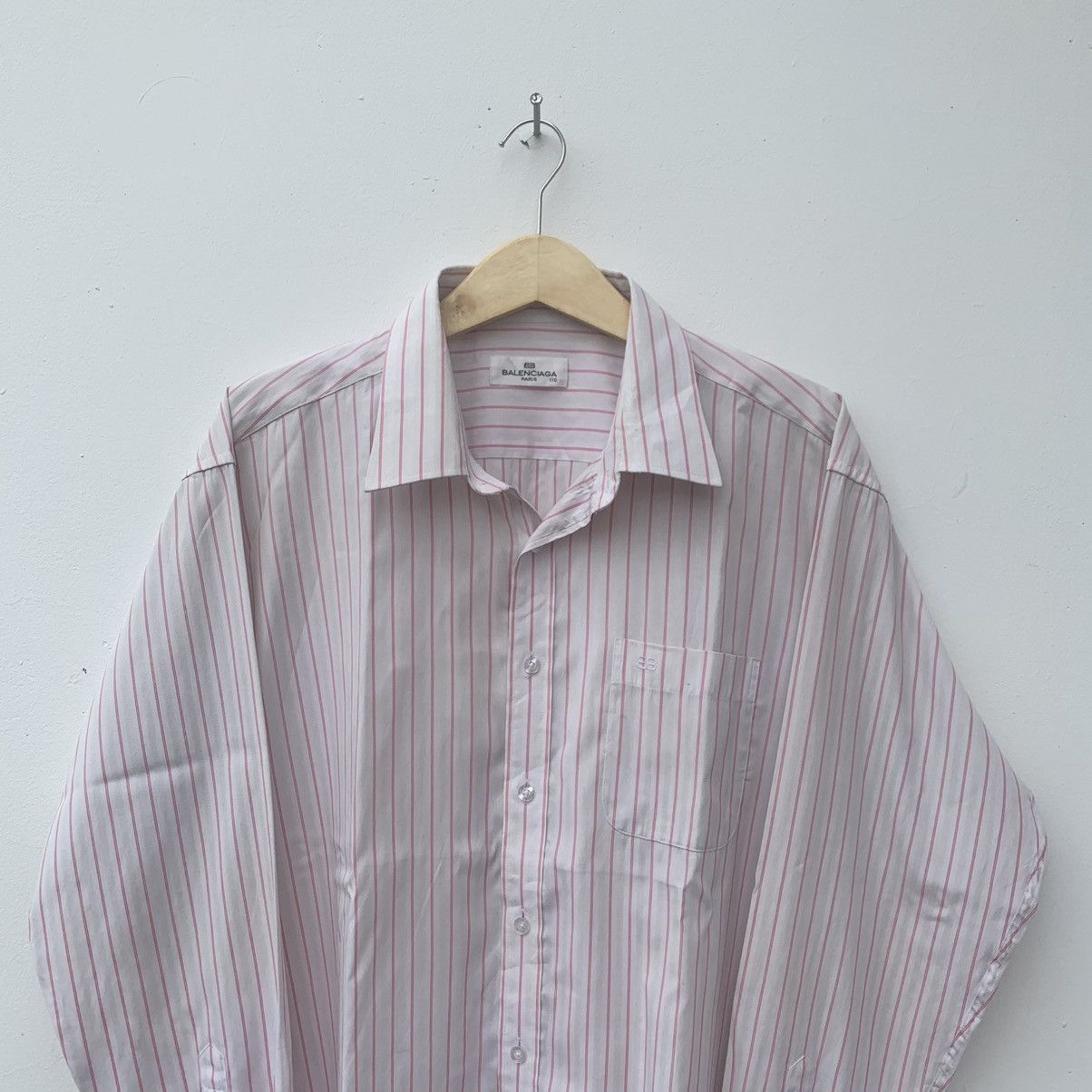 Balenciaga Vintage Balenciaga Button Up Shirt Size US L / EU 52-54 / 3 - 3 Thumbnail