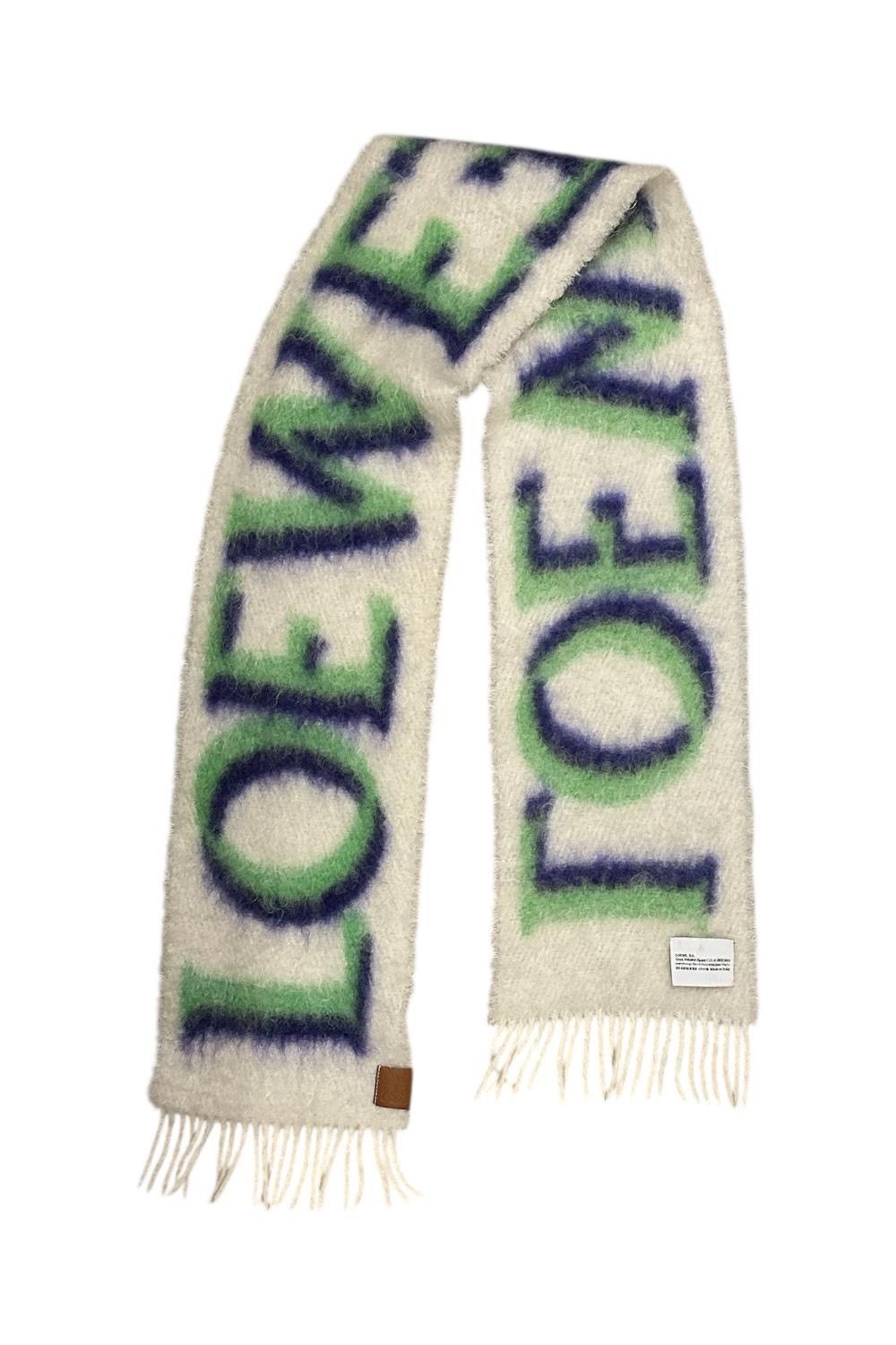 Loewe Loewe women green and blue scarf Size ONE SIZE - 1 Thumbnail