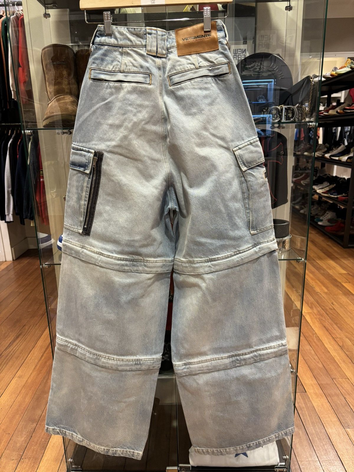 Vetements Vetements Transformer Cargo Denim Jeans Size 24" / US 00 / IT 34 - 2 Thumbnail
