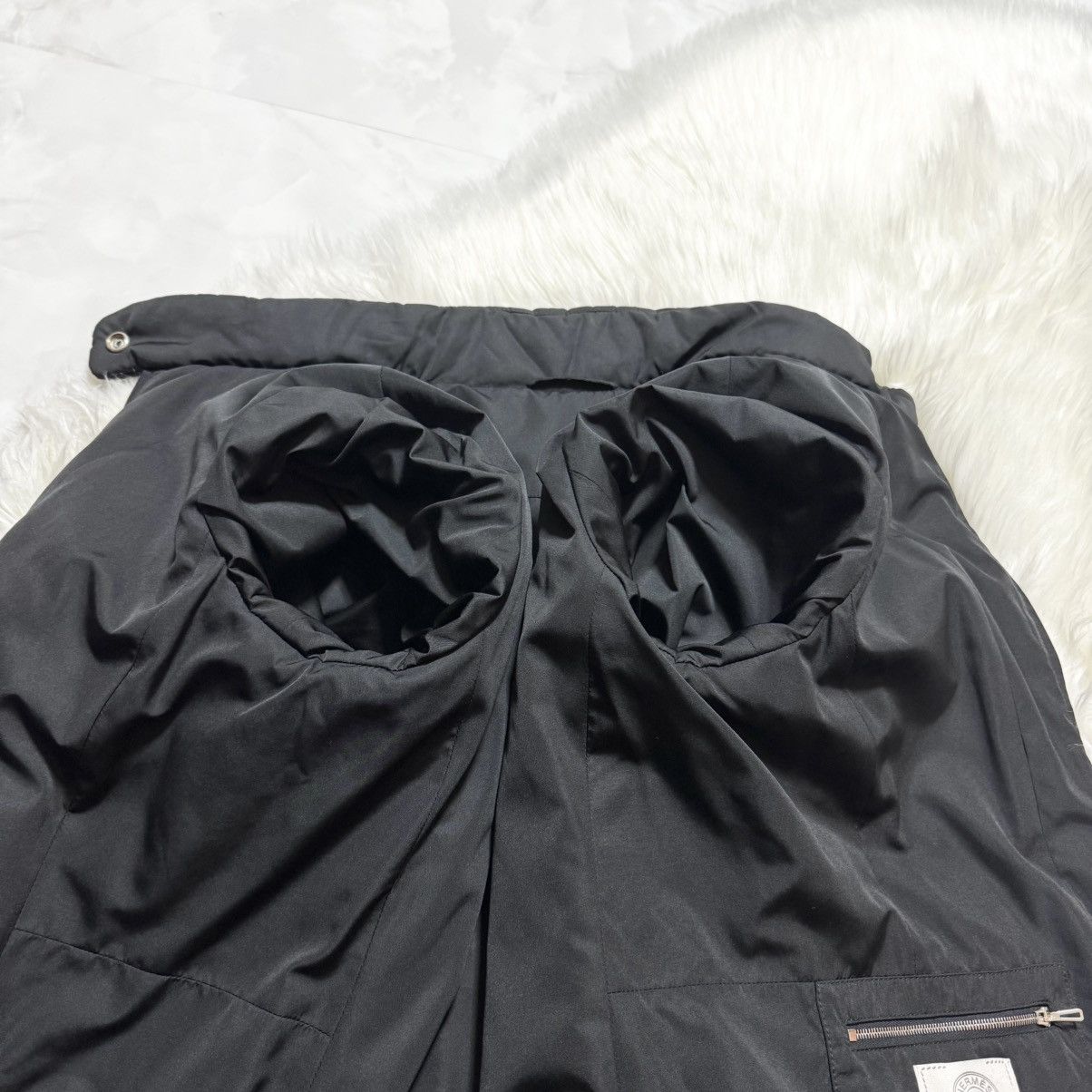 Hermes Hermes W-ZIP padded nylon jacket XL black HERMES puffer Size US XL / EU 56 / 4 - 16 Thumbnail