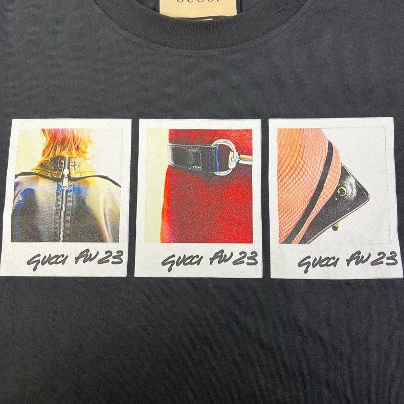 Gucci Gucci Pattern Print Short Sleeve TShirt-2506 Size XS / US 0-2 / IT 36-38 - 4 Thumbnail