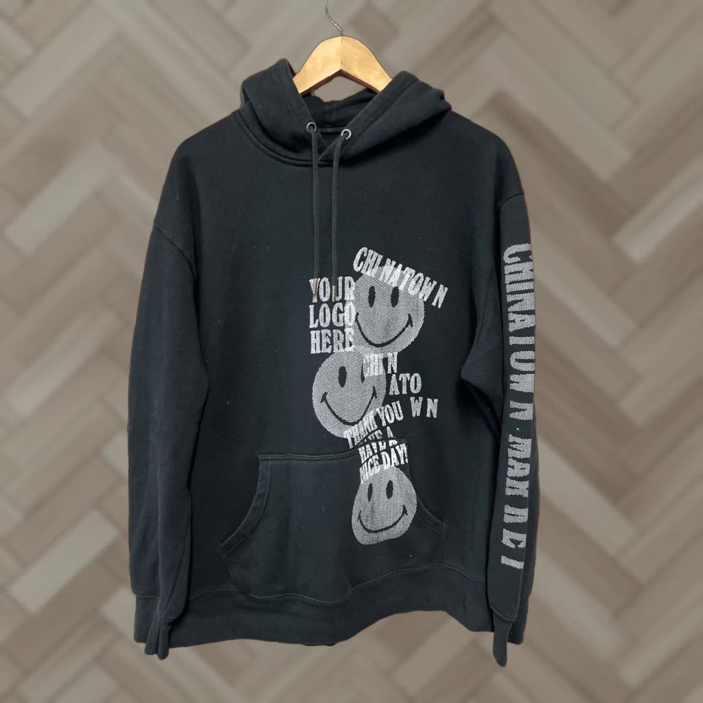 Vintage Chinatown Market Black Mens Hoodie Pullover 2XL Adult Unisex Regular Black Hoodie Pullover 2XL Mens Size US XXL / EU 58 / 5 - 1 Thumbnail