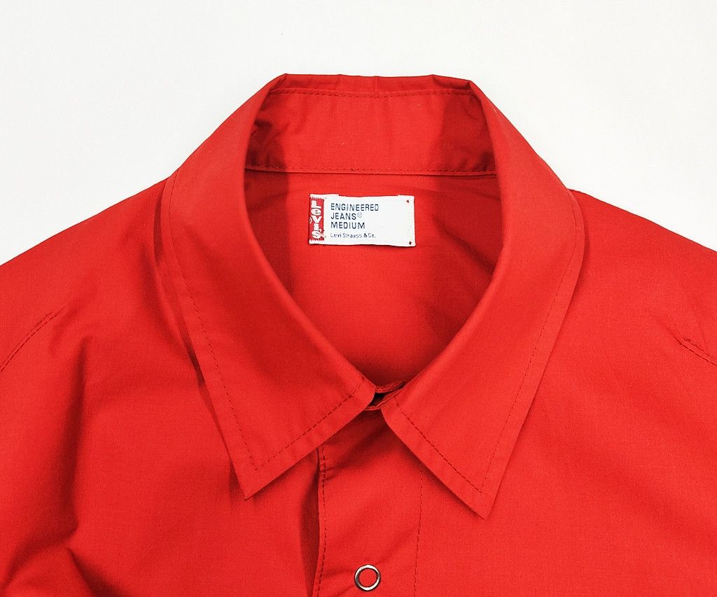 Levi's LEVIS engineered red color single pocket button up shirt Size US S / EU 44-46 / 1 - 2 Thumbnail