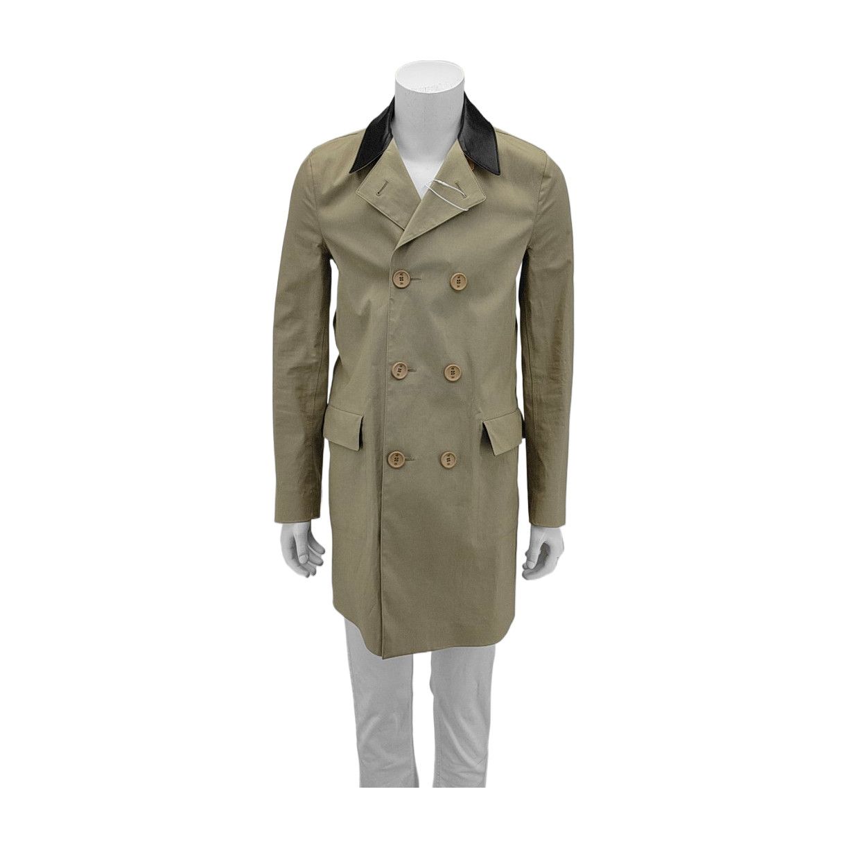 Balenciaga Balenciaga Khaki Trench Coat Size 46 Size US S / EU 44-46 / 1 - 1 Thumbnail