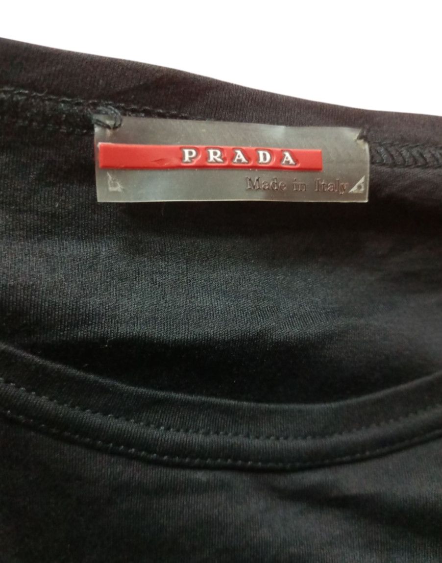 Prada PRADA LONG SLEEVE SHIRT WITH SMALL ICONIC PATCHES Size US XL / EU 56 / 4 - 2 Thumbnail