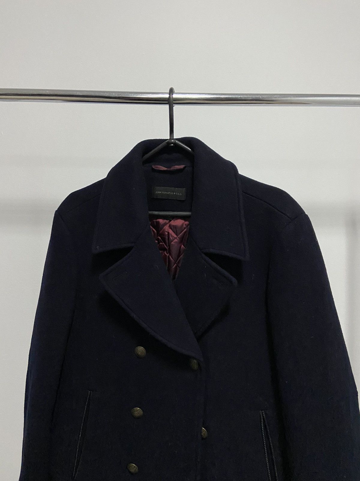 John Varvatos × Vintage John Varvatos wool coat vintage buttons USA vintage Size US M / EU 48-50 / 2 - 2 Thumbnail