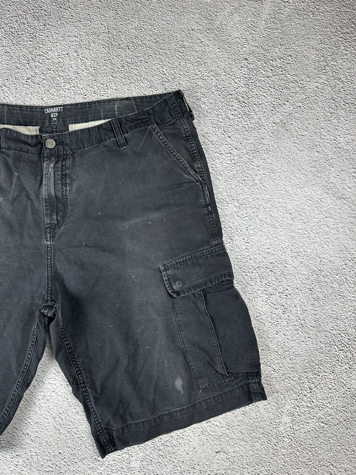 Carhartt Wip Vintage Carhartt Wip Regular Cargo Short Baggy Distressed Size US 38 / EU 54 - 4 Thumbnail