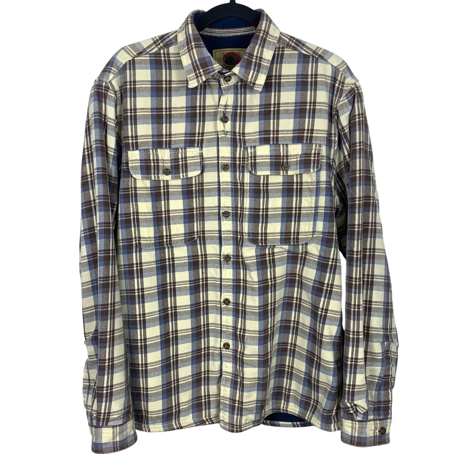 Boston Traders Boston Traders Flannel Shacket Men's Large Brown Thrashed Size US L / EU 52-54 / 3 - 1 Thumbnail