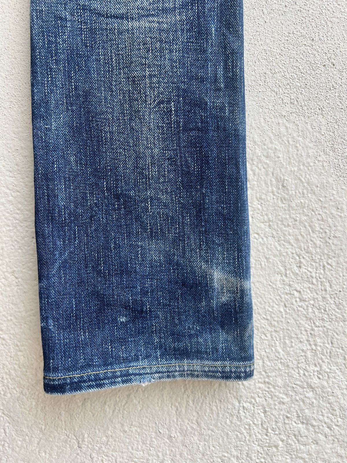 Freewheelers Trashed West Ride Japan Thick Denim Bootcut Jeans Size US 28 / EU 44 - 18 Thumbnail