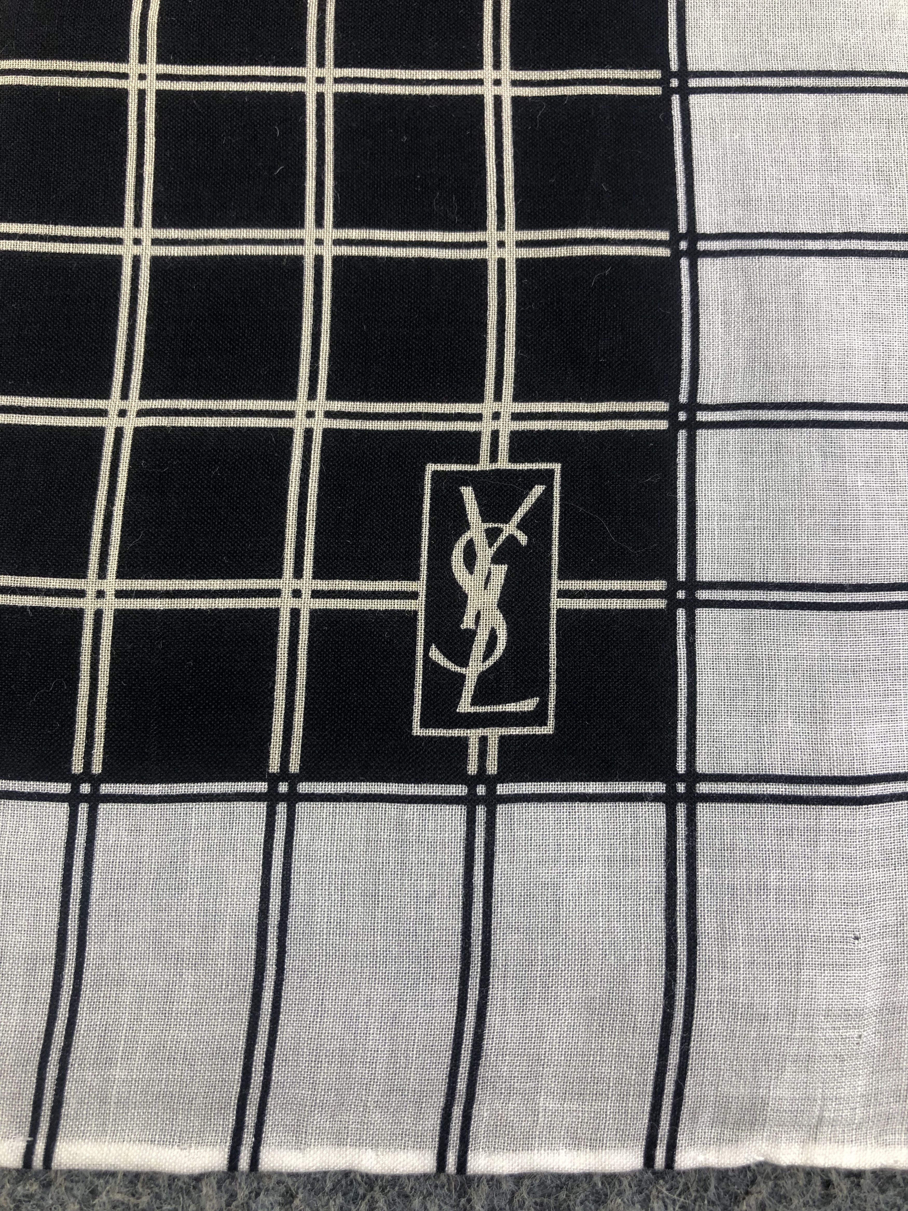 Vintage Yves Saint Laurent Handkerchief / Bandana / Neckerchief Size ONE SIZE - 5 Thumbnail