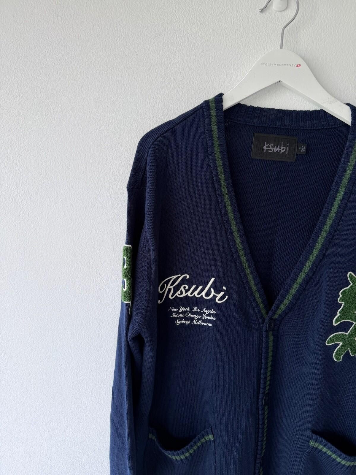 Ksubi new Ksubi mens PLAYOFF CARDIGAN MIDNIGHT blue navy medium m Size US M / EU 48-50 / 2 - 2 Thumbnail
