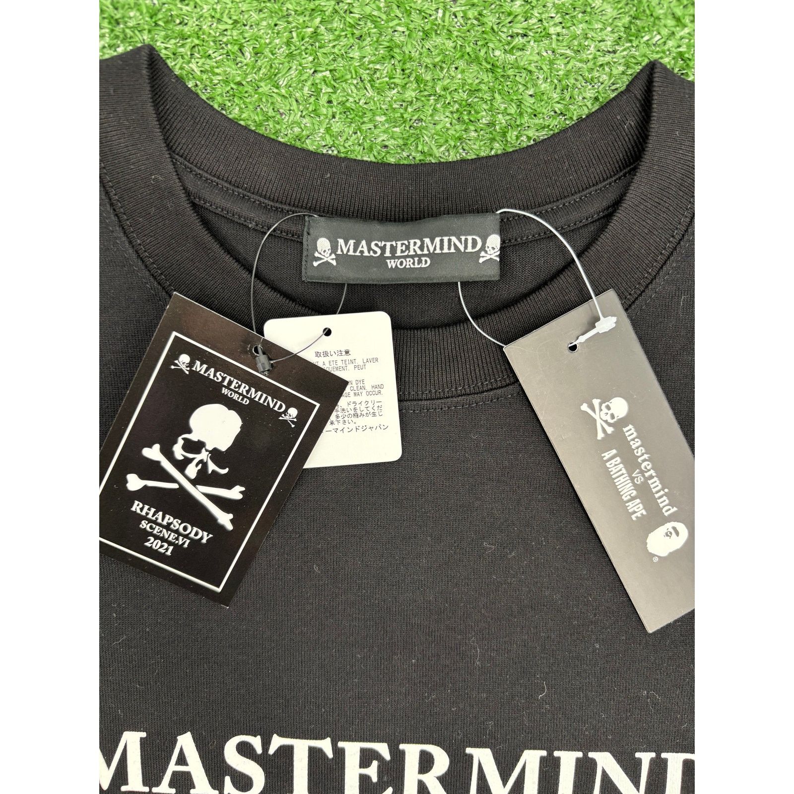 Mastermind Japan Mastermind World Back Logo Black T-Shirt Size Small Size US S / EU 44-46 / 1 - 6 Thumbnail