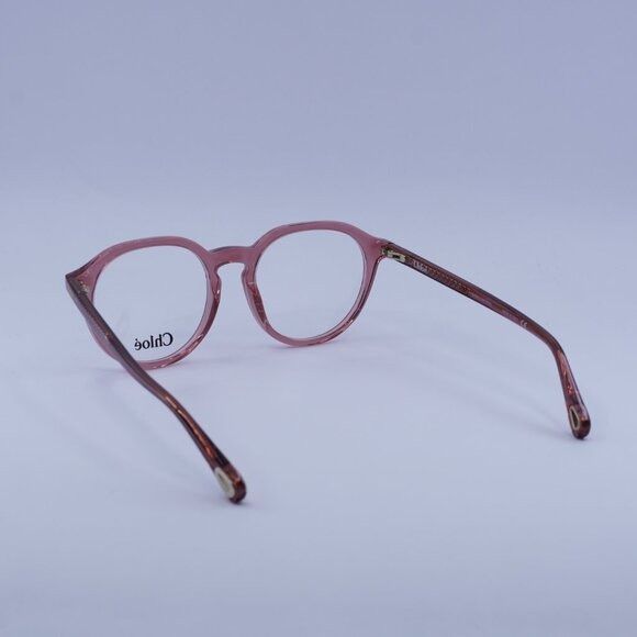 Chloe Chloe CH0012O 006 Eyeglasses Pink 50mm Square Frame Size ONE SIZE - 5 Thumbnail
