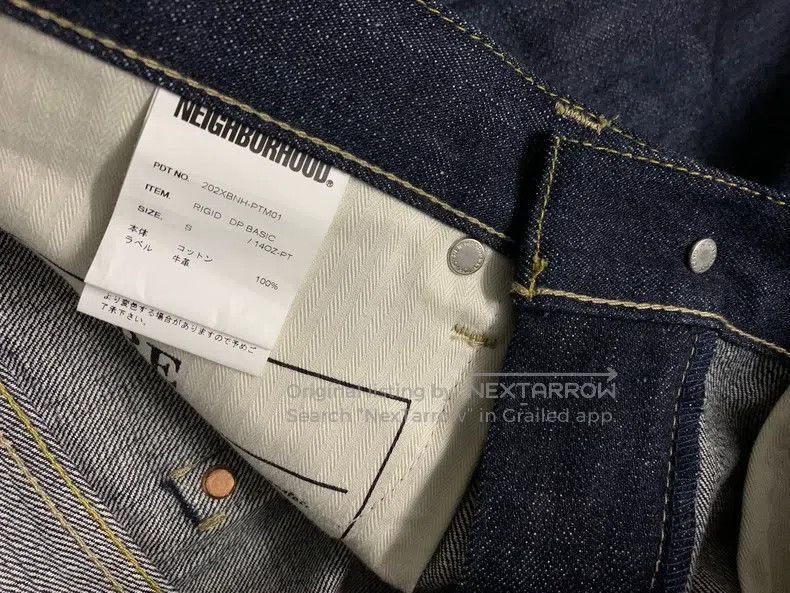 Neighborhood Neighborhood size S Raw Denim Pants Size US 27 - 5 Thumbnail