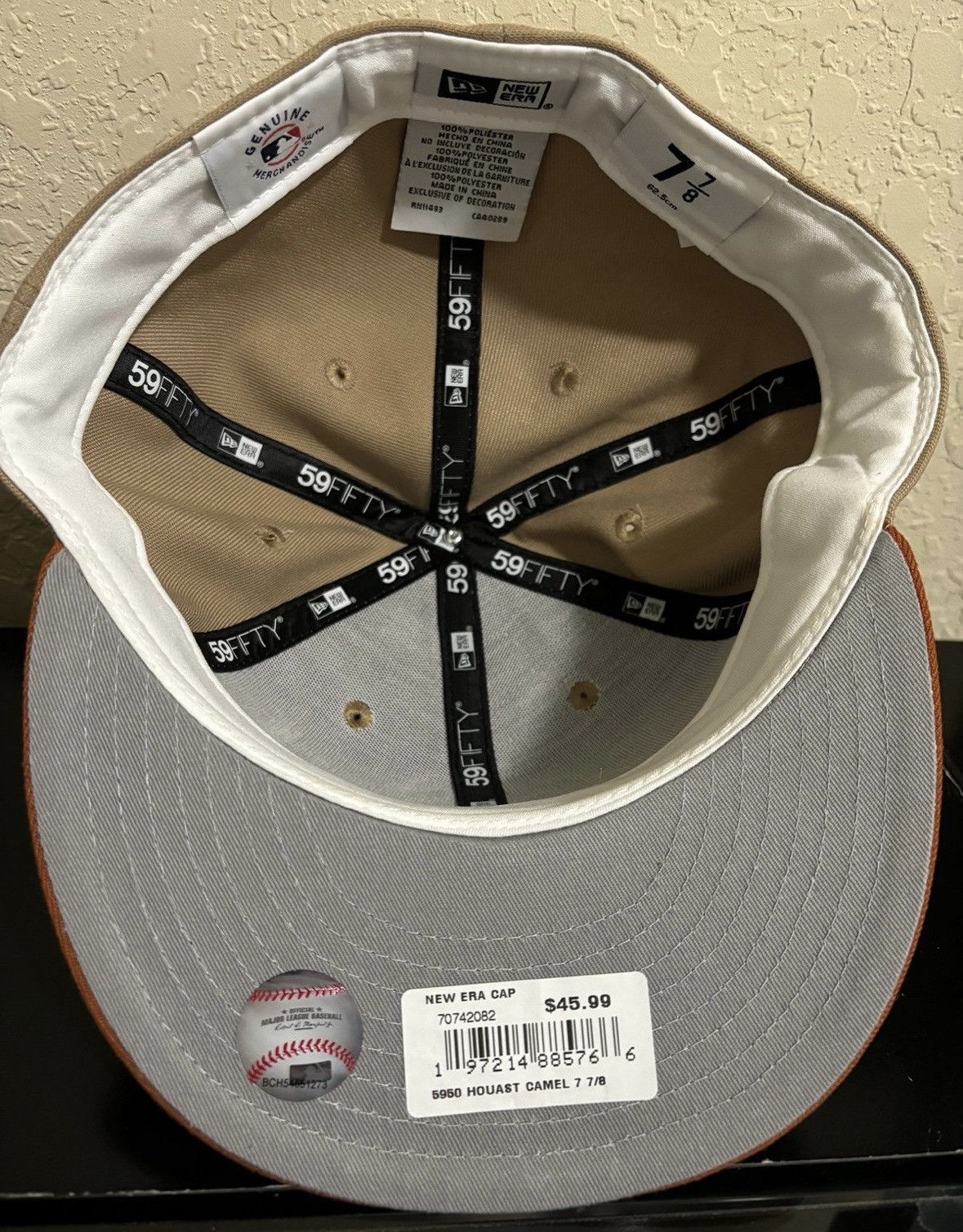 MLB × New Era New Era 59Fiftey Houston Astros Fitted Hat 7 7/8 Size ONE SIZE - 5 Thumbnail