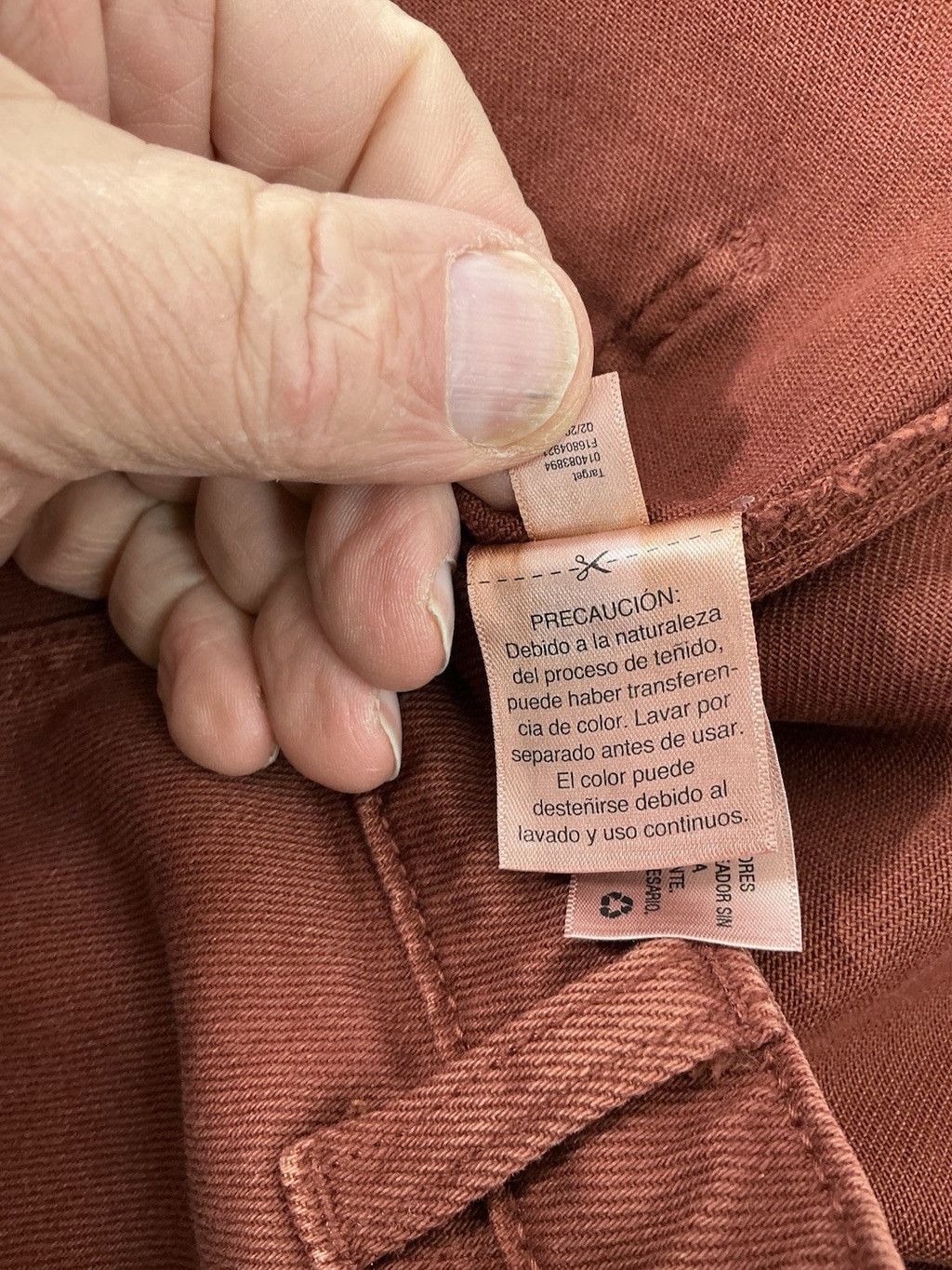 UNIVERSAL PRODUCTS. Womans Excellent Universal Thread Rust Jeans 14/32 Loose Fit Size 36" / US 14 / IT 50 - 5 Thumbnail