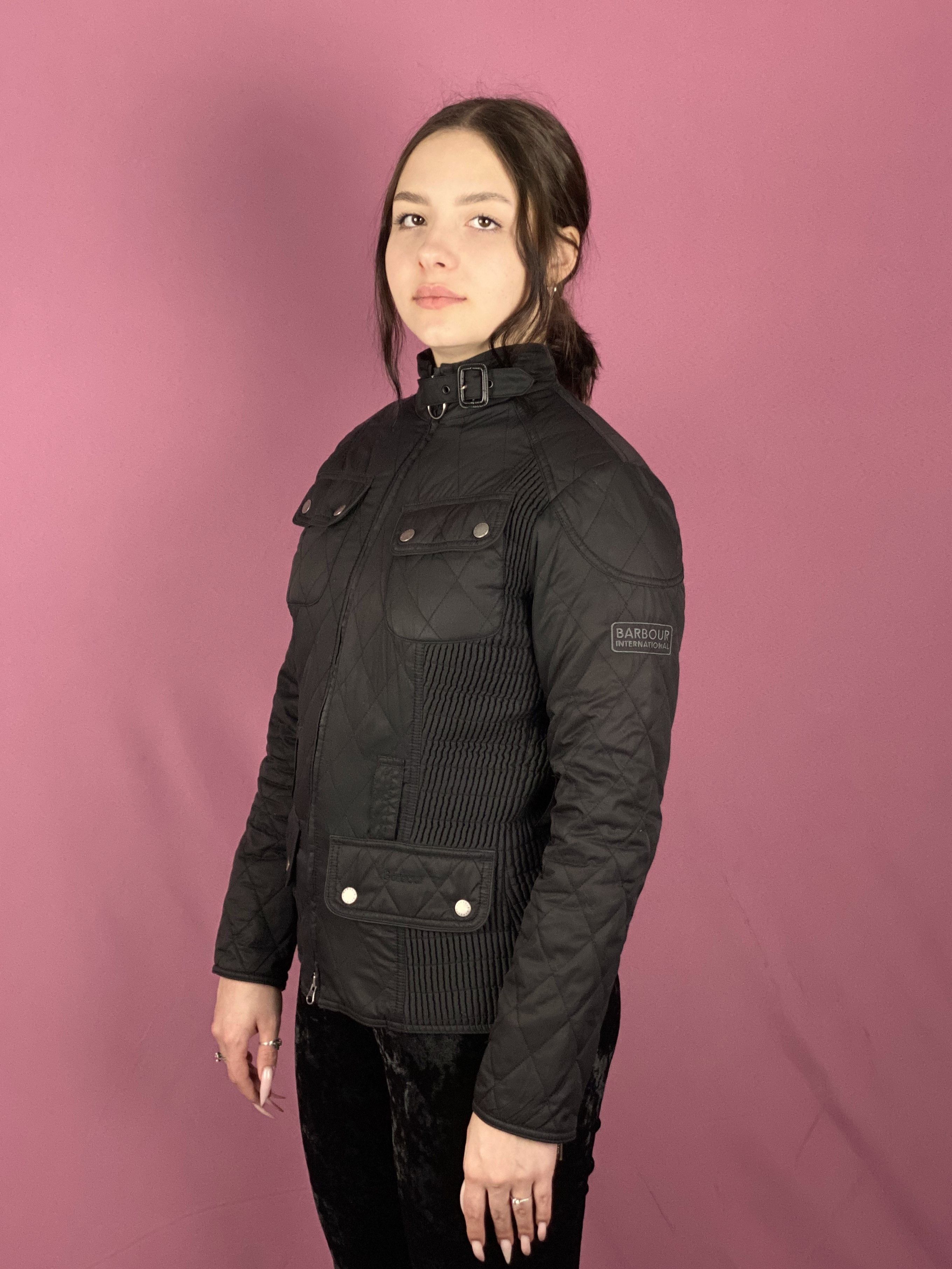 Barbour × Vintage Barbour International Women's Quilted Jacket - US 8 Size M / US 6-8 / IT 42-44 - 2 Thumbnail
