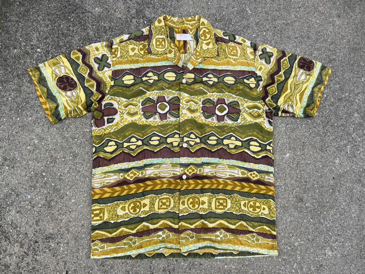 Vintage 50s 60s Ross Sutherland Hawaiian Shirt Size US XL / EU 56 / 4 - 1 Thumbnail