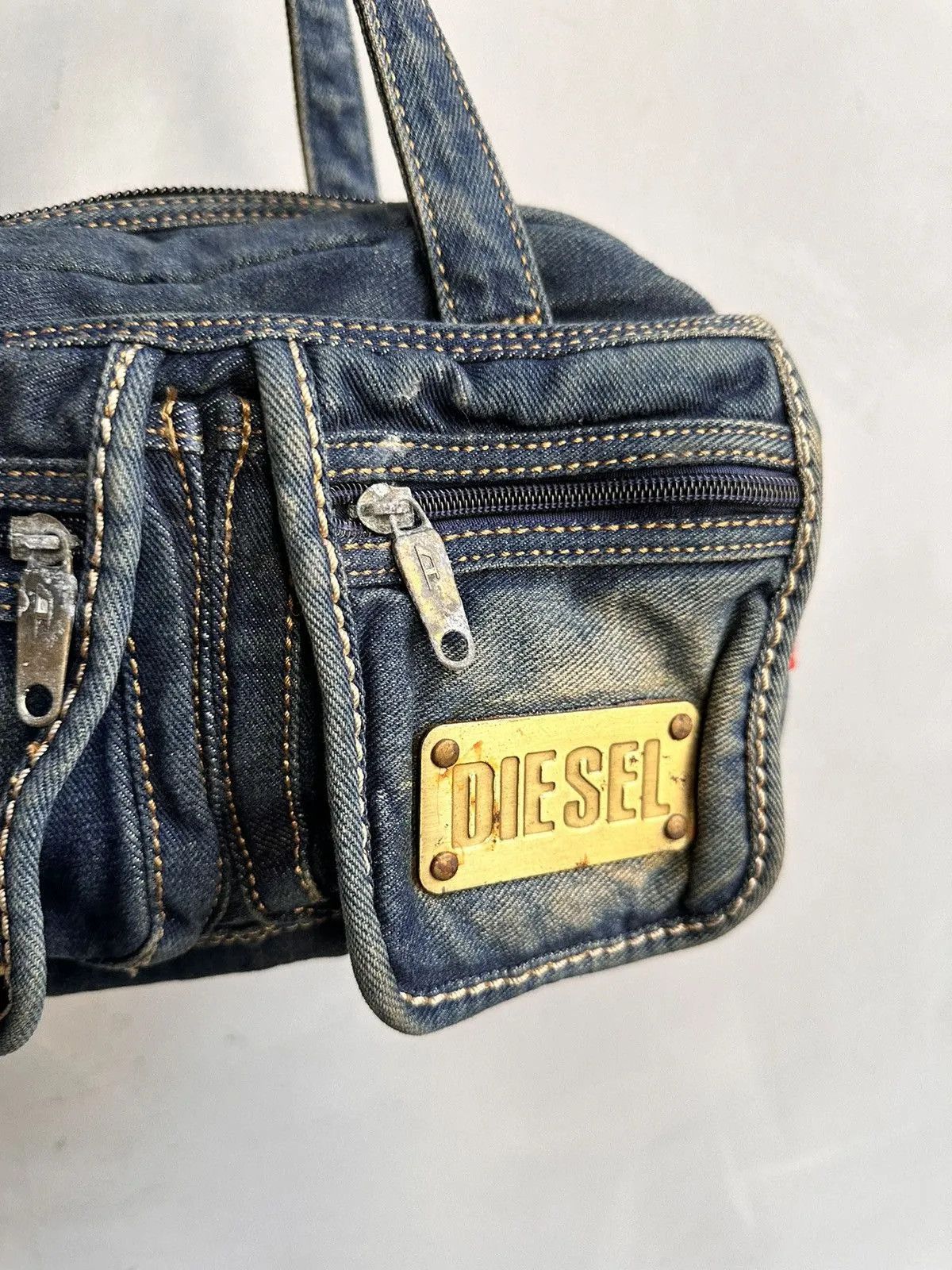 Dolce & Gabbana Blue Bag Denim Diesel Messenger Japan Avand Garde Style Size ONE SIZE - 3 Thumbnail