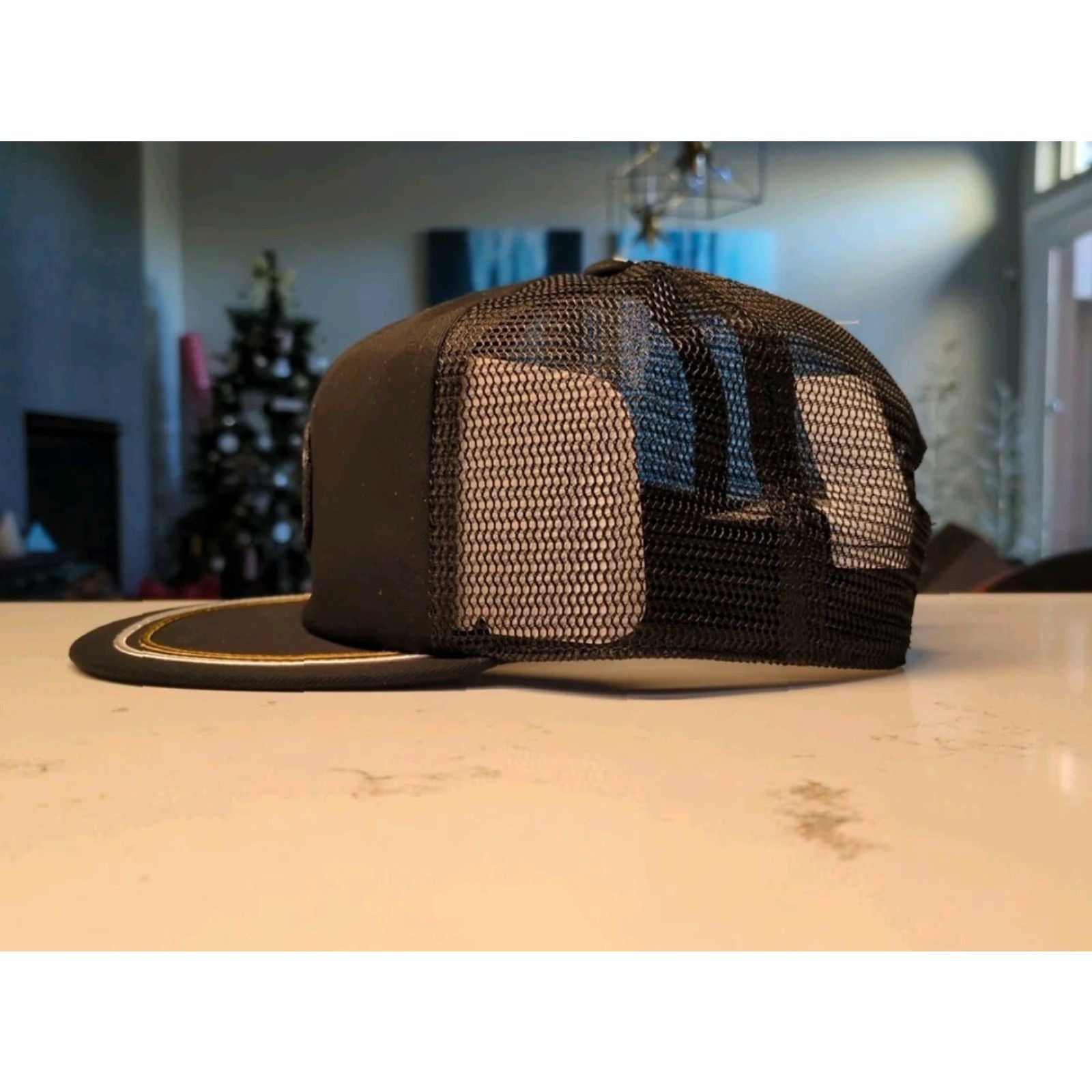 Vans VANS Hat Baseball Cap Off The Wall Rare Black Gold Mint Condition Adjustable One Size Men Size ONE SIZE - 6 Thumbnail