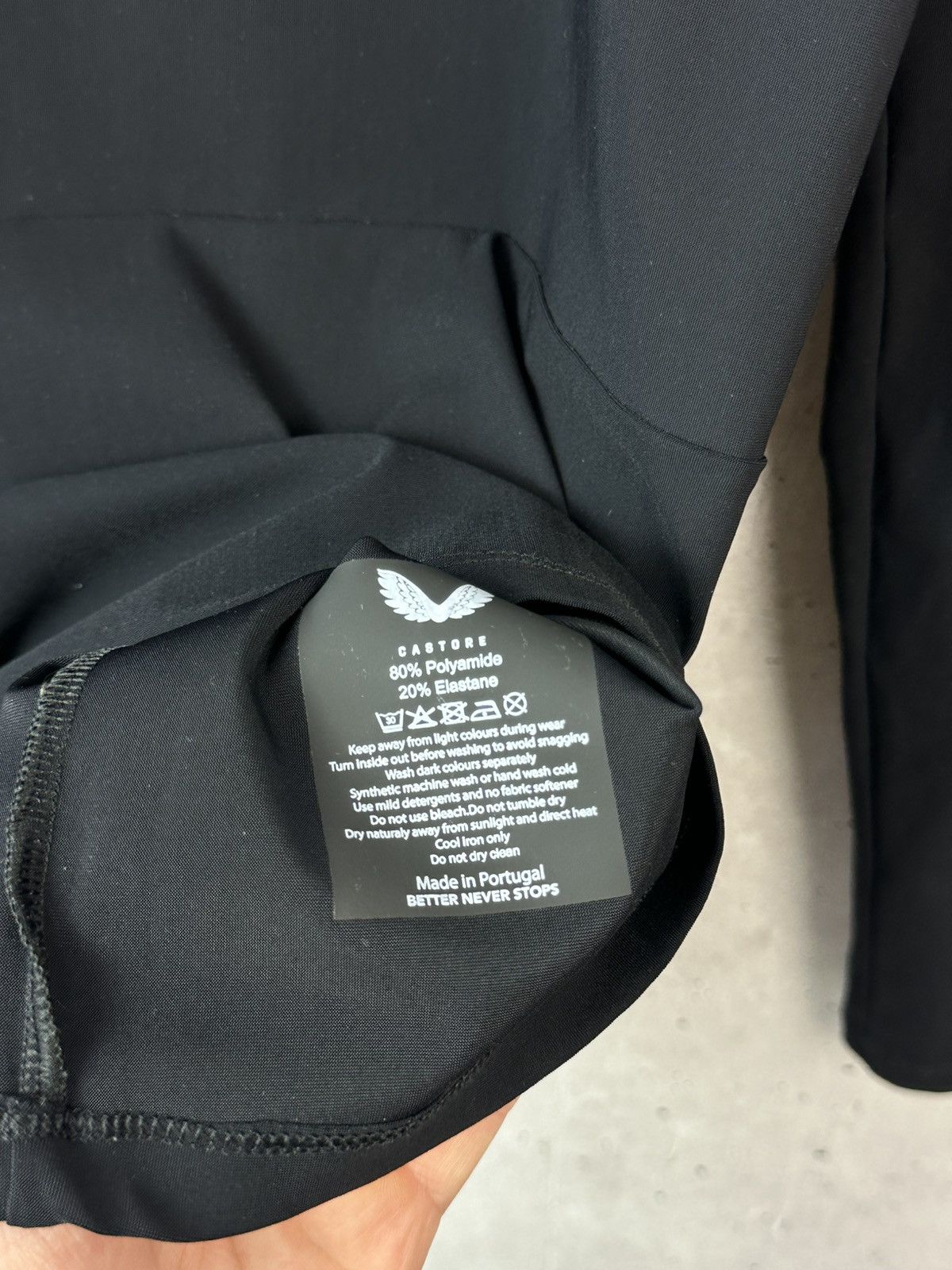 Castore Castore Quarter Zip Black Long Sleeve Men’s Logo Jumper Size US M / EU 48-50 / 2 - 11 Thumbnail