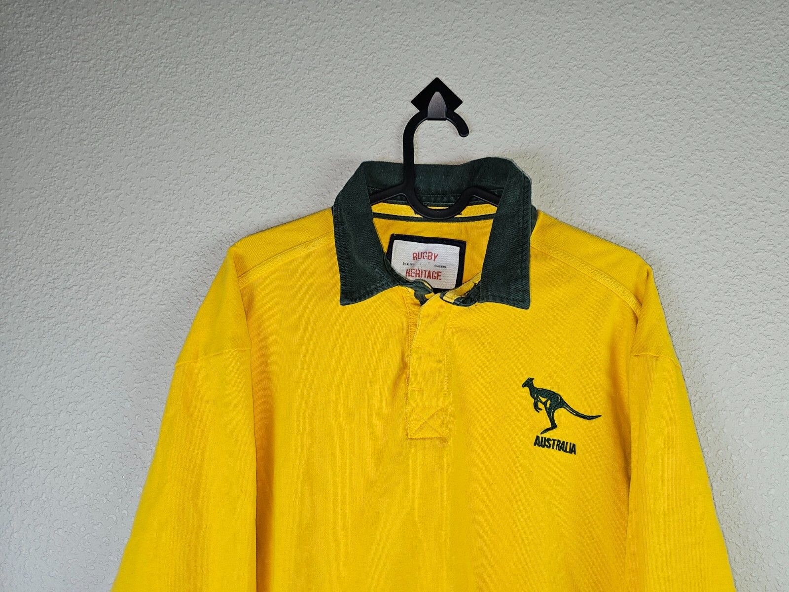 Other Vintage 90s Australia Wallabies Heavyweight Rugby Shirt M/L Size US XL / EU 56 / 4 - 3 Thumbnail