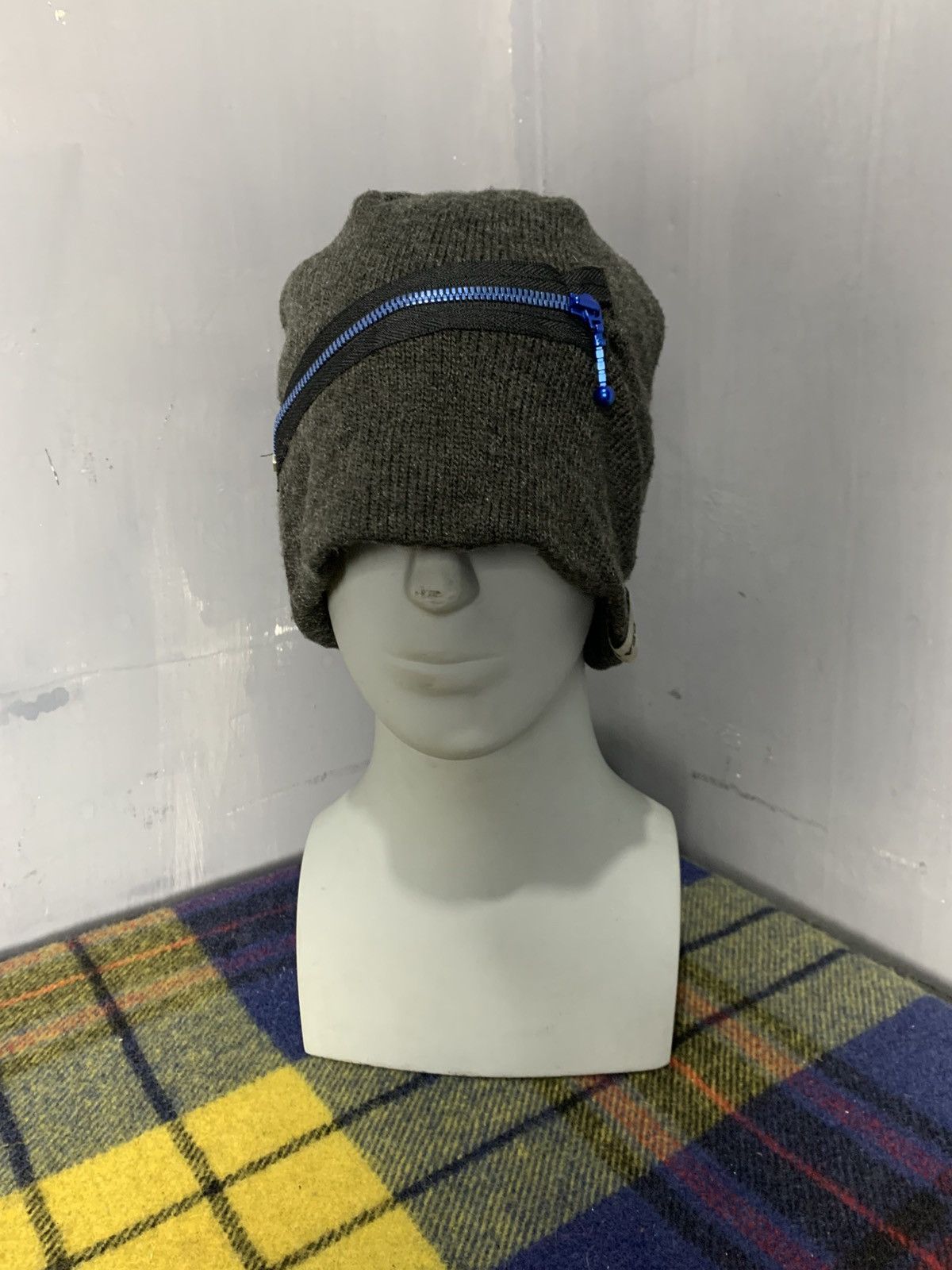 Japanese Brand Beams big beanie zipper beanie hats rare Size ONE SIZE - 1 Thumbnail