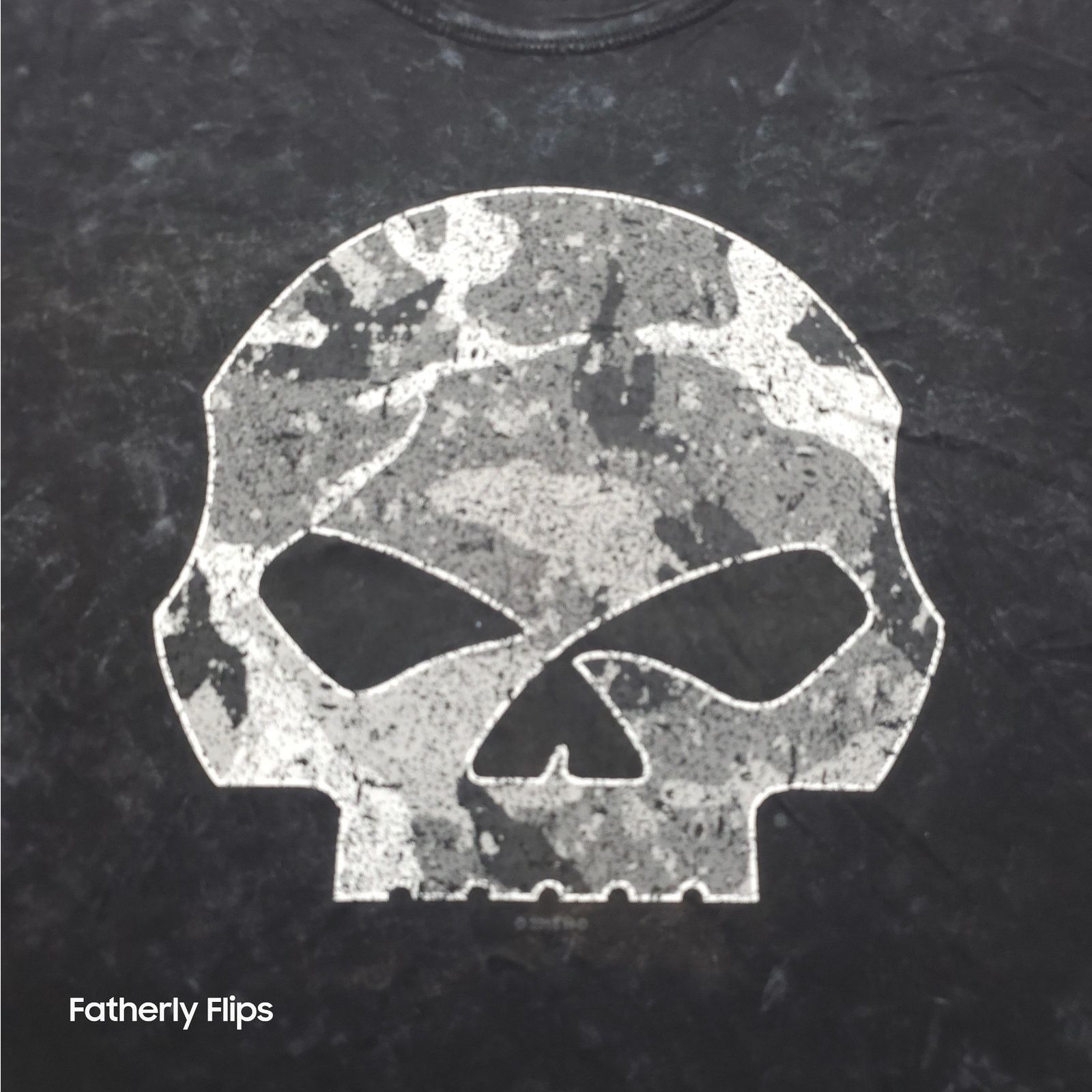 Harley Davidson Harley Davidson Brandon FL Skull Shirt 3XL Black Acid Wash Size US XXL / EU 58 / 5 - 2 Thumbnail