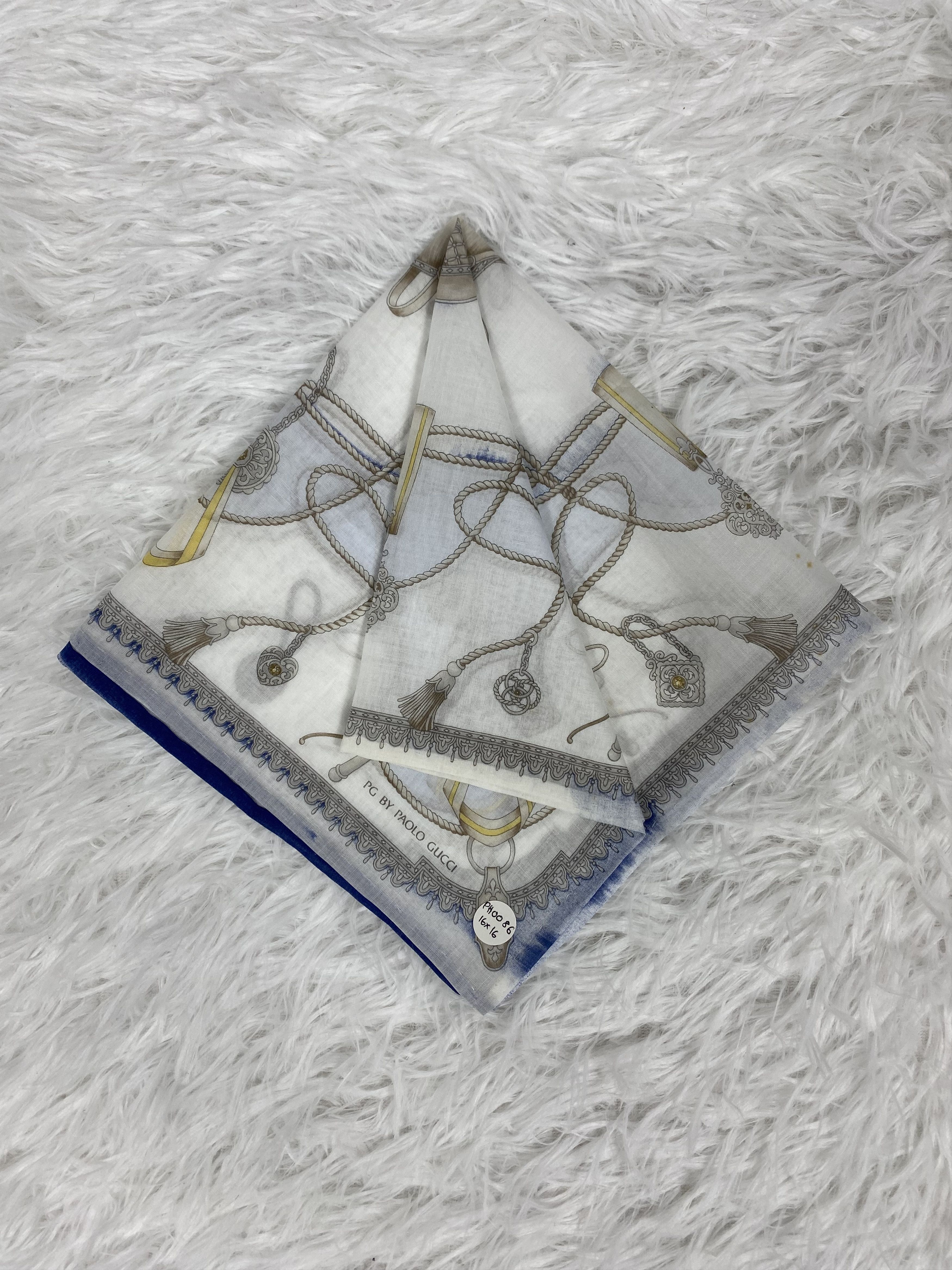 Paolo Gucci Vintage Paolo Gucci Handkerchief PH0086 Size ONE SIZE - 1 Thumbnail