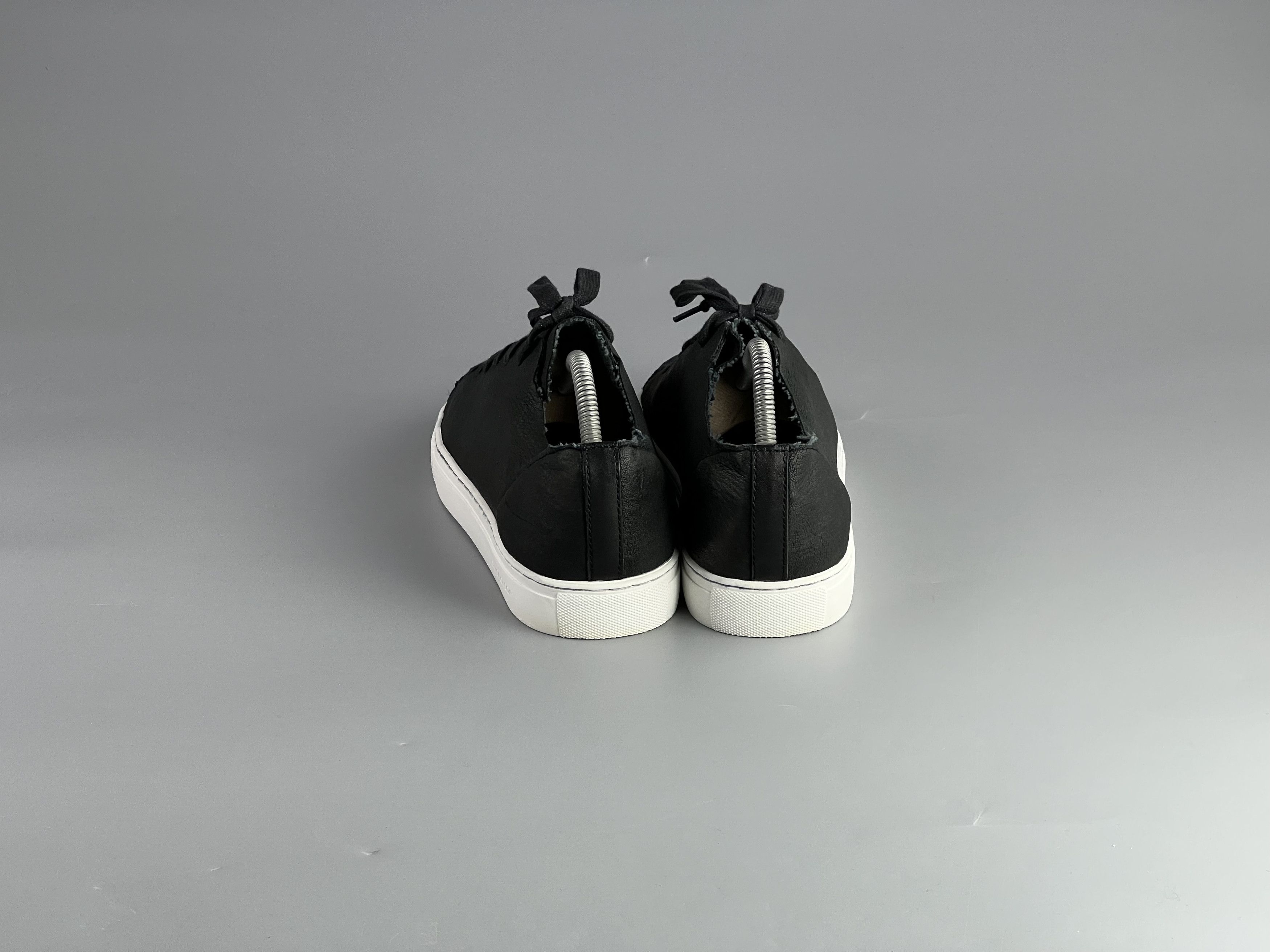 Crime London Crime London Black Leather Sneakers Size 40 Size US 9 / IT 39 - 4 Thumbnail