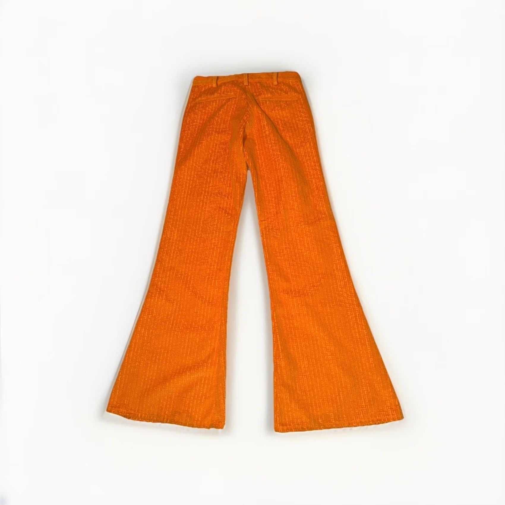 Vintage VINTAGE Aaardvark's Odd Ark Pants Sz 28 Orange Corduroy Flared Bell Bottoms Made In USA Size 28" / US 6 / IT 42 - 6 Thumbnail