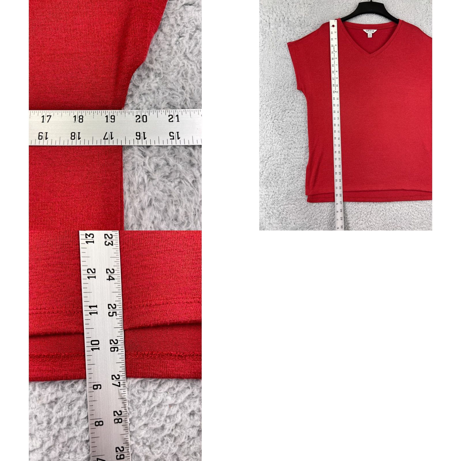 Orvis Orvis Shirt Womens Small Red Cotton V-Neck Knit Sleeveless Tank Camping Fishing Size S / US 4 / IT 40 - 9 Thumbnail