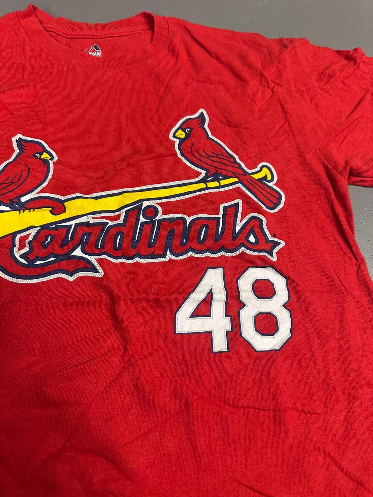 Majestic Majestic St. Louis Cardinals T-Shirt - Bader 48 - Red Size US M / EU 48-50 / 2 - 2 Thumbnail